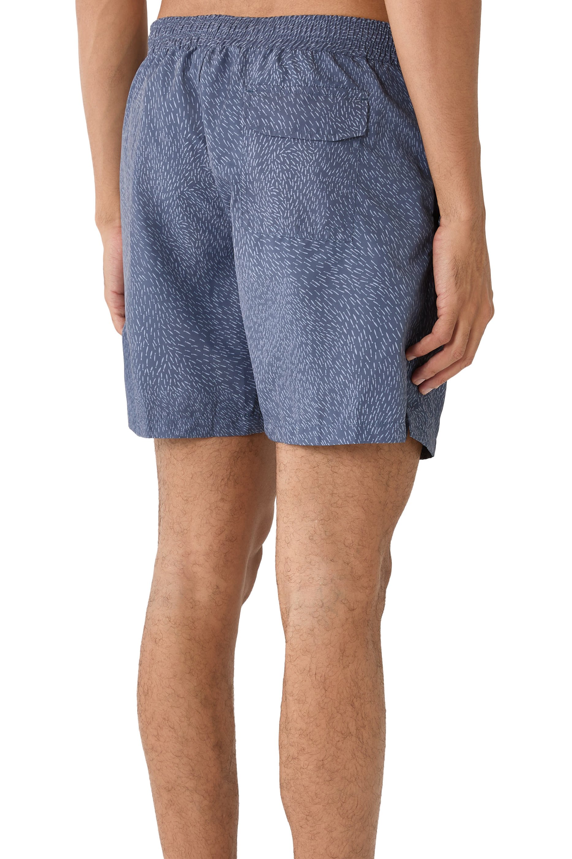 Printed Drawstring Swim Shorts