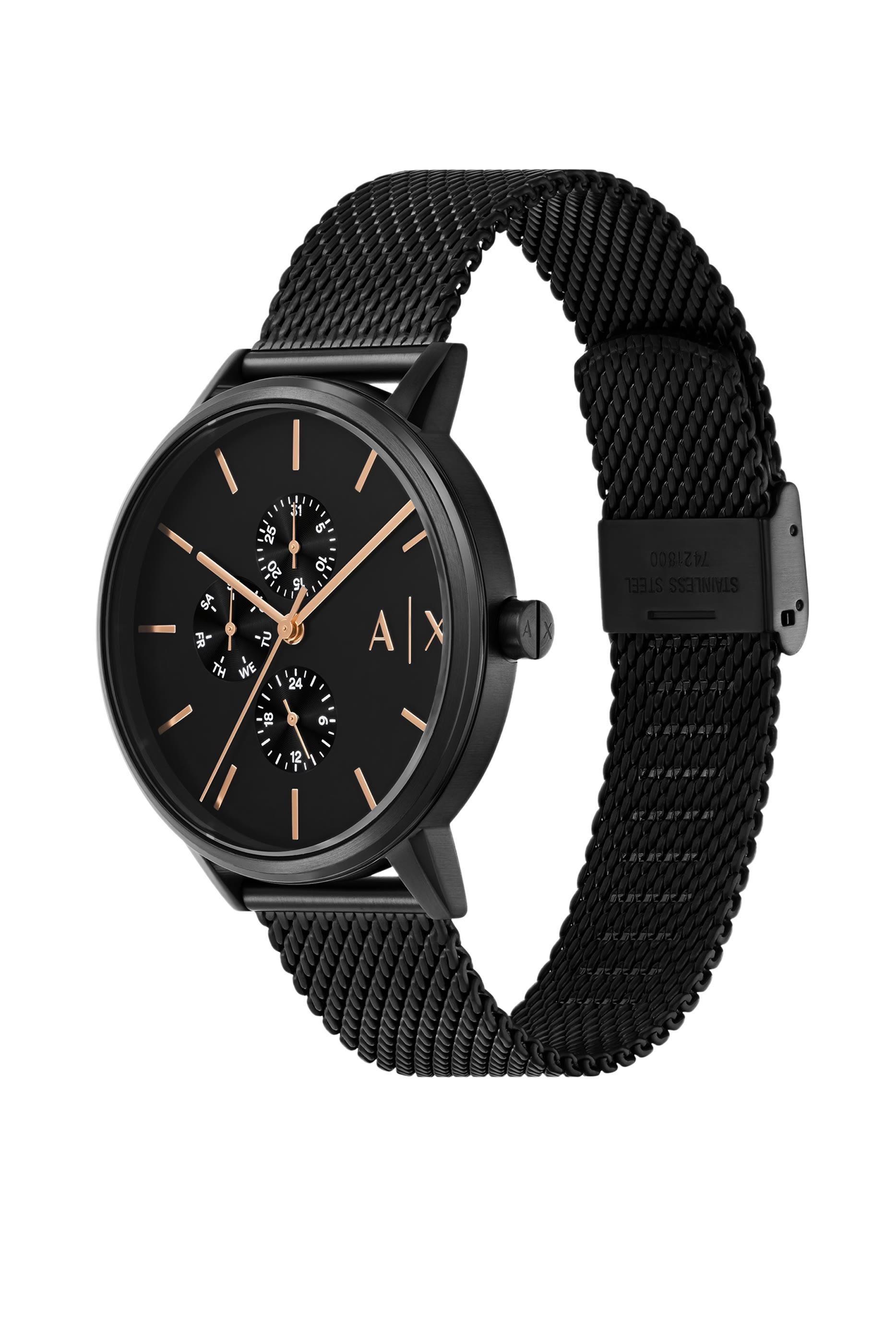 Cayde Quartz Watch & Necklace Set