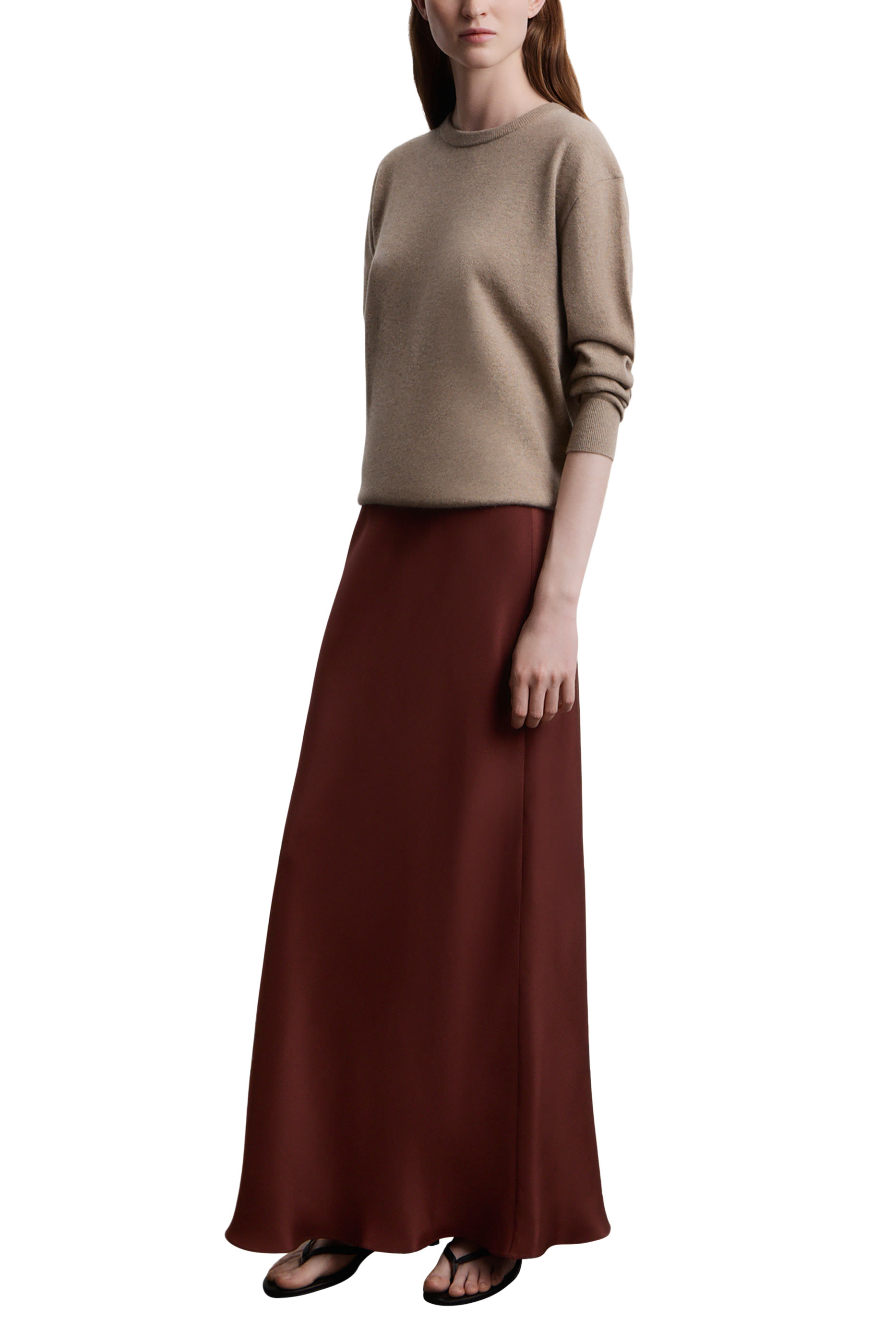 Mulberry Silk Maxi Skirt 