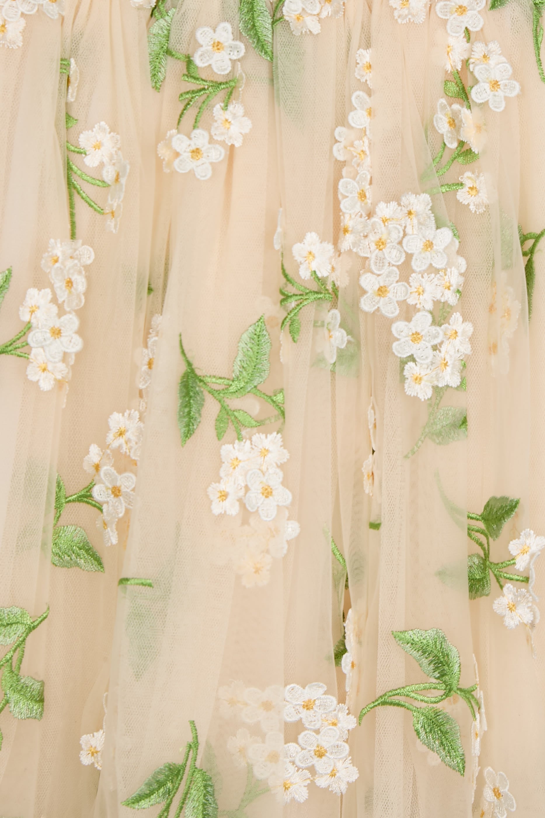 Kids  Floral Tulle Dress