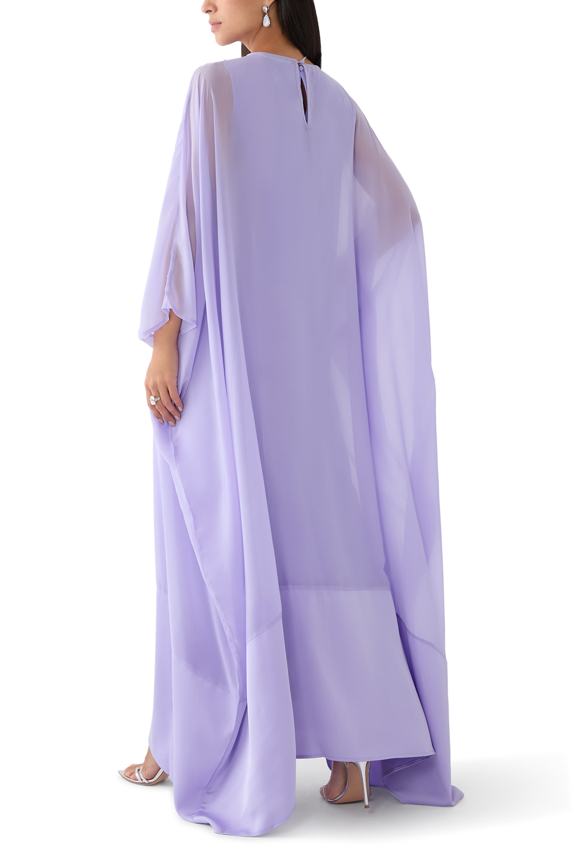 Satin Flowy Kaftan