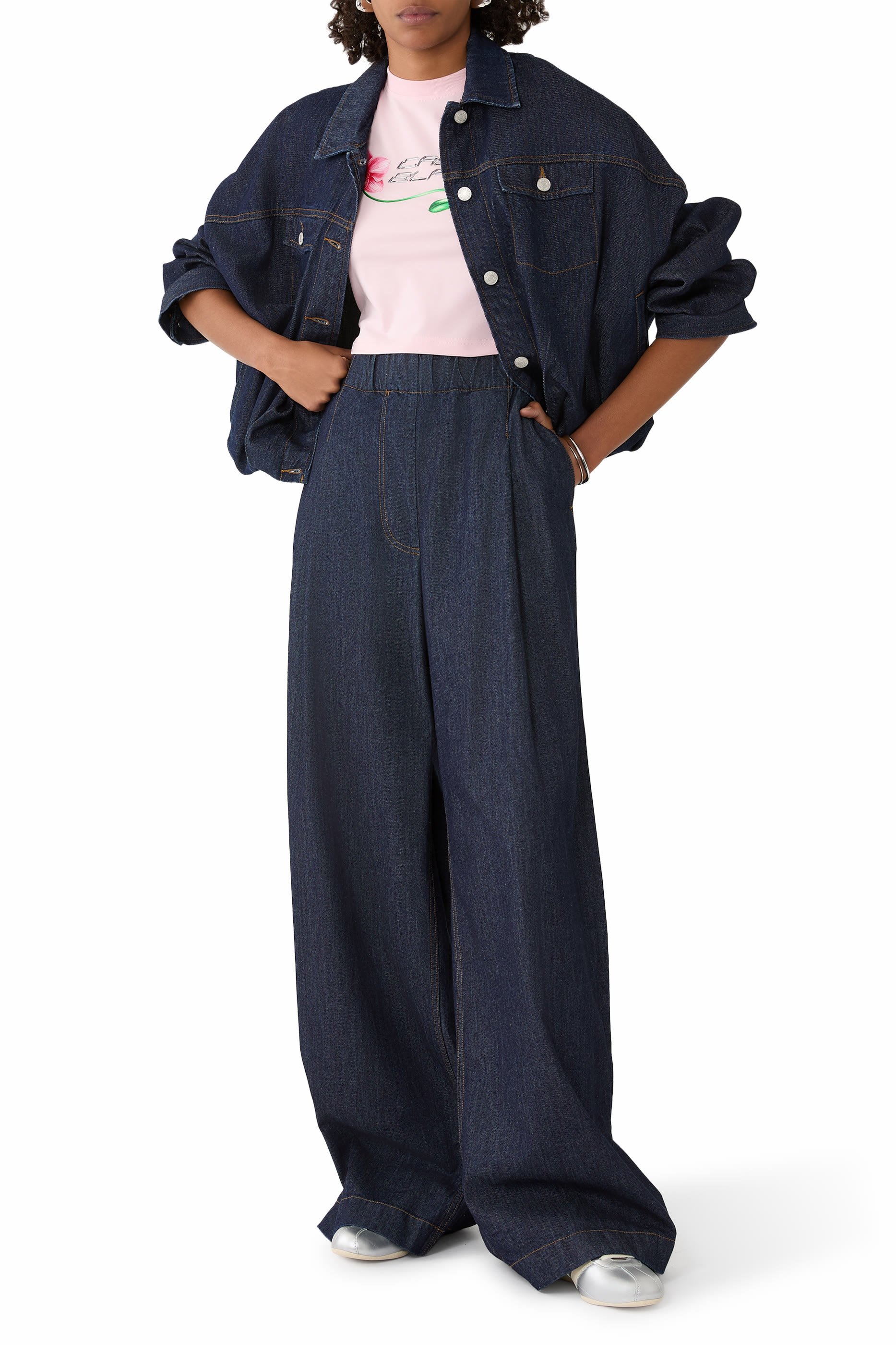 Orchid Logo Crop Baby T-Shirt