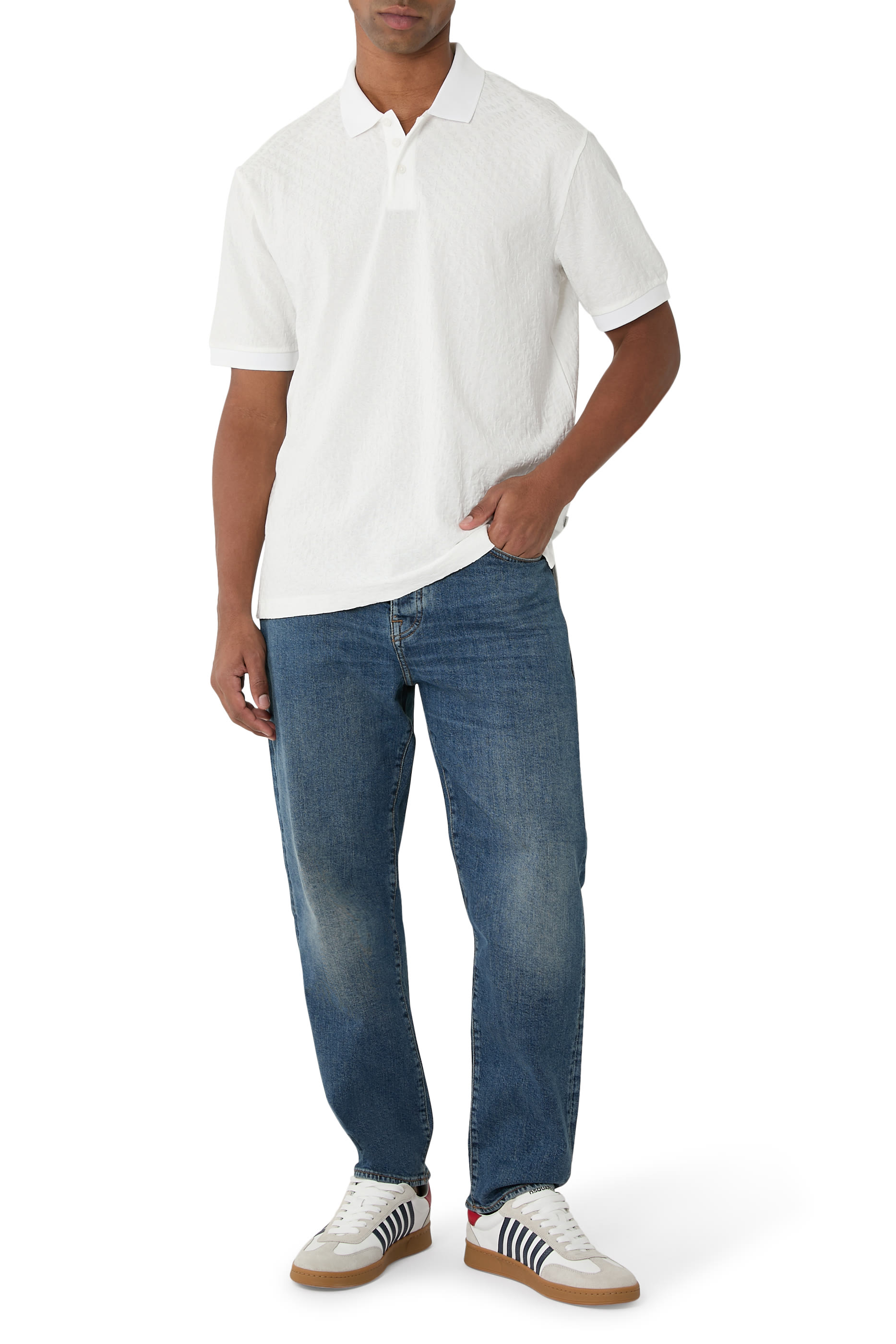 All-Over Logo Polo Shirt