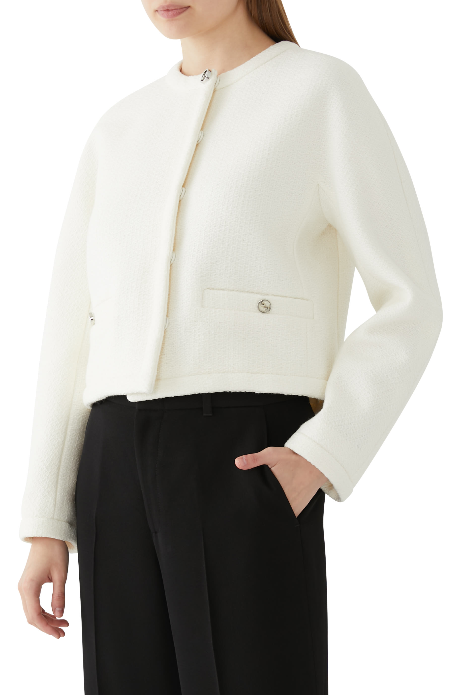 Wool Boucl&eacute; Jacket