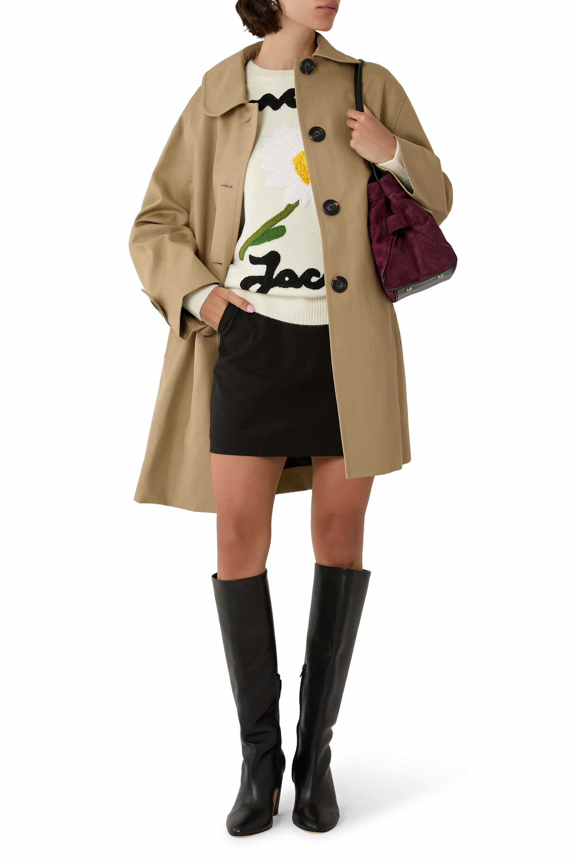 Marc Is Joy Jacquard Crewneck