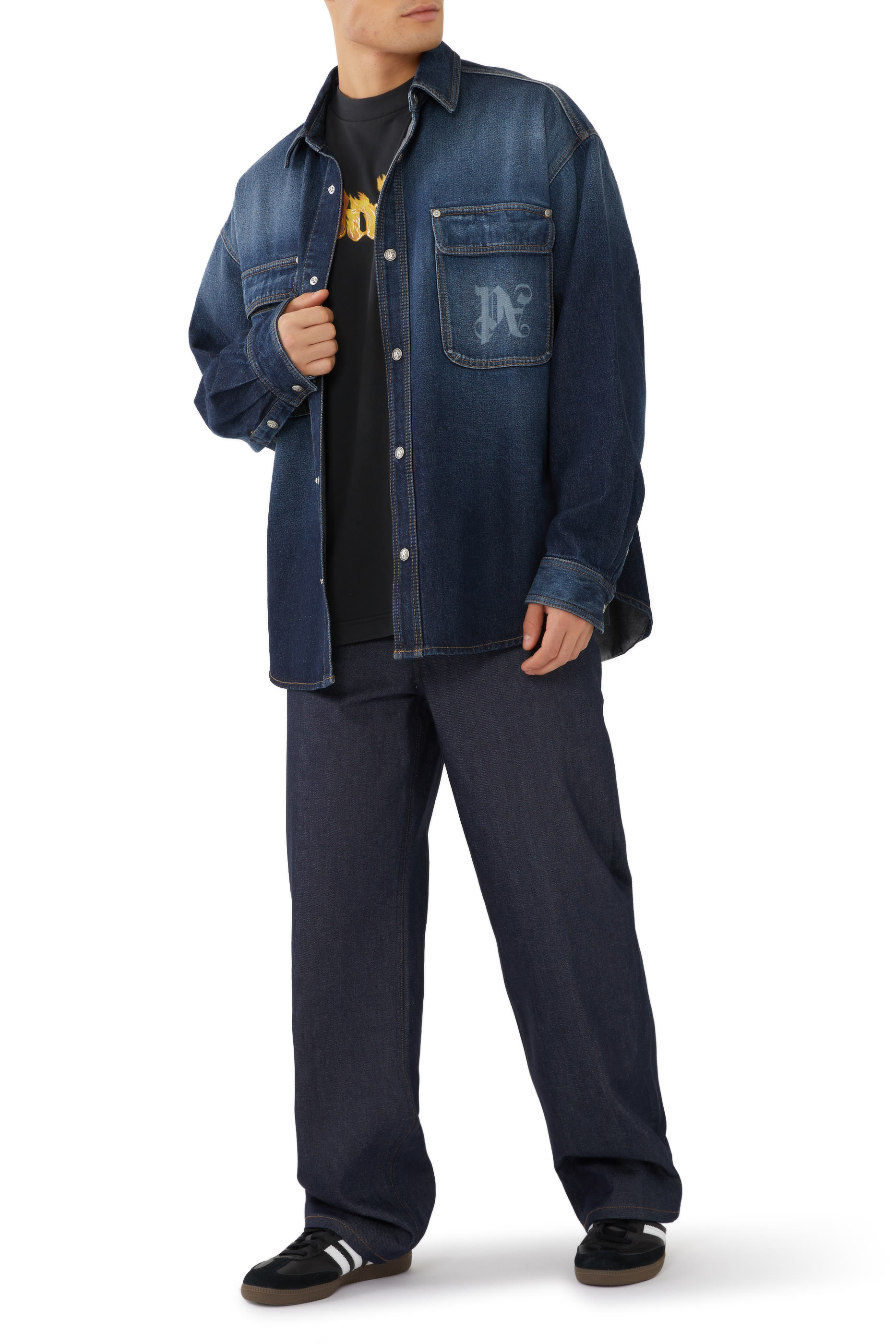  Midnight Monogram Denim Shirt