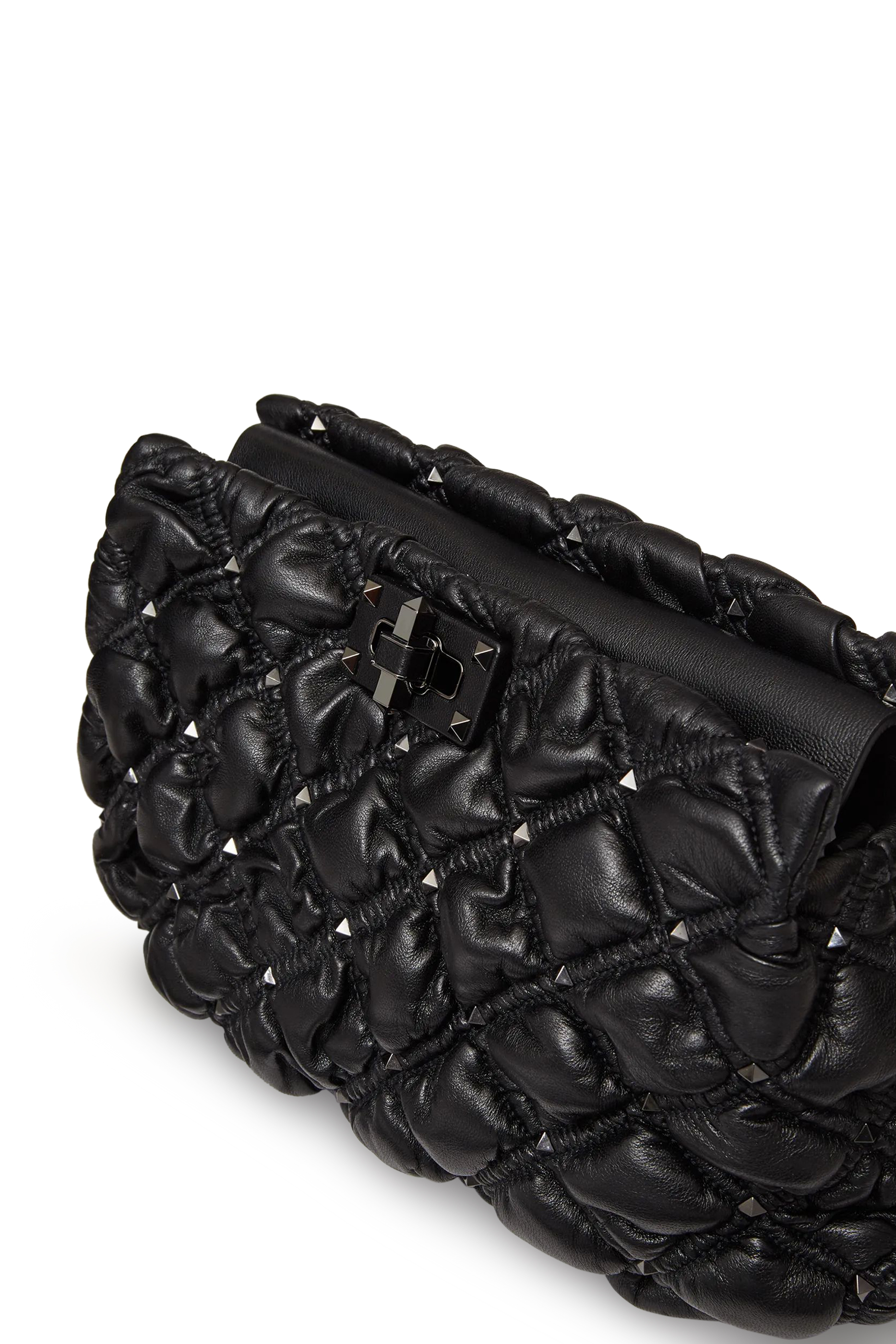 Valentino Garavani Spikeme Leather Clutch