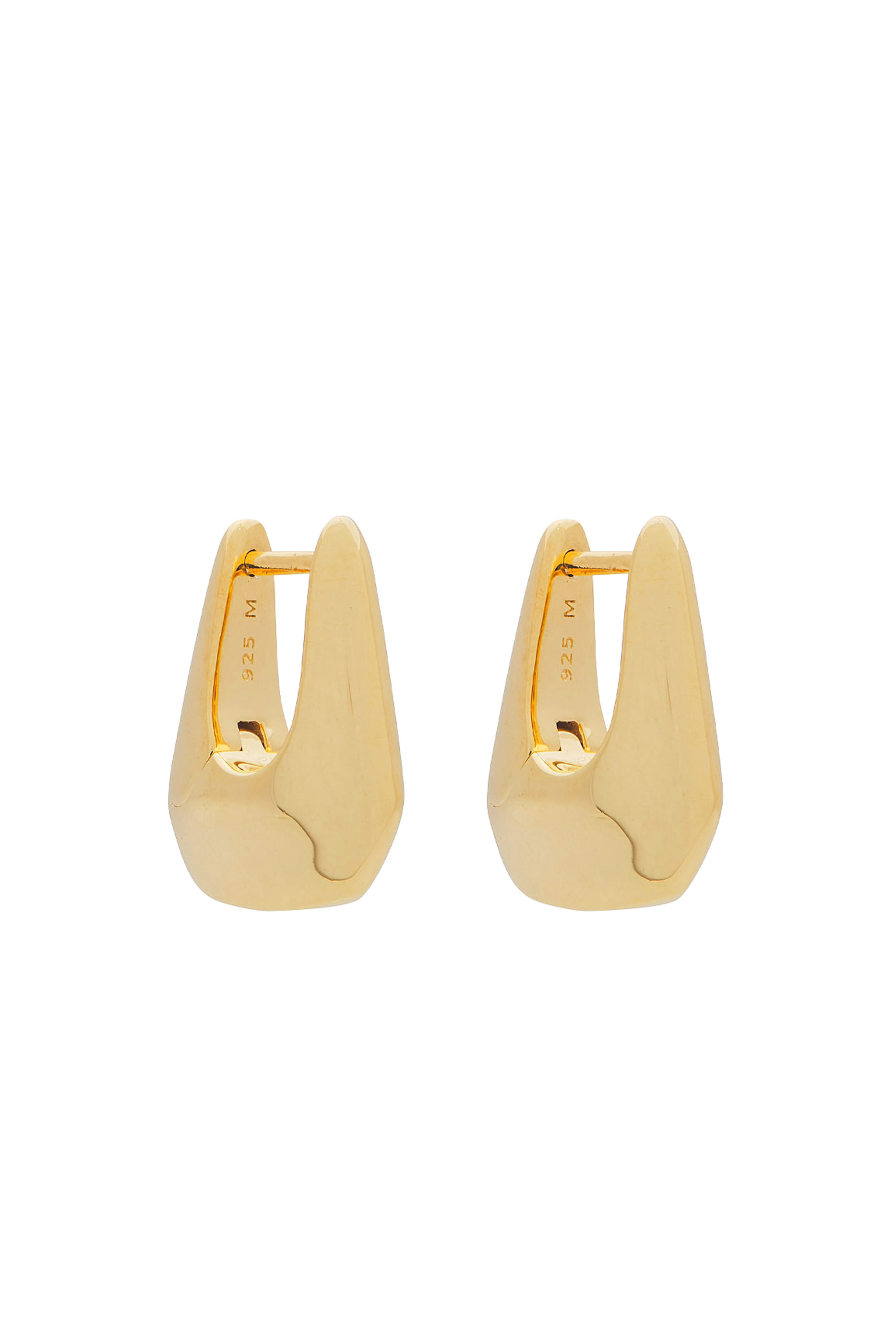 Lucy Williams Mini Graduated Hoops, 18k Gold Plated Vermeil on Sterling Silver