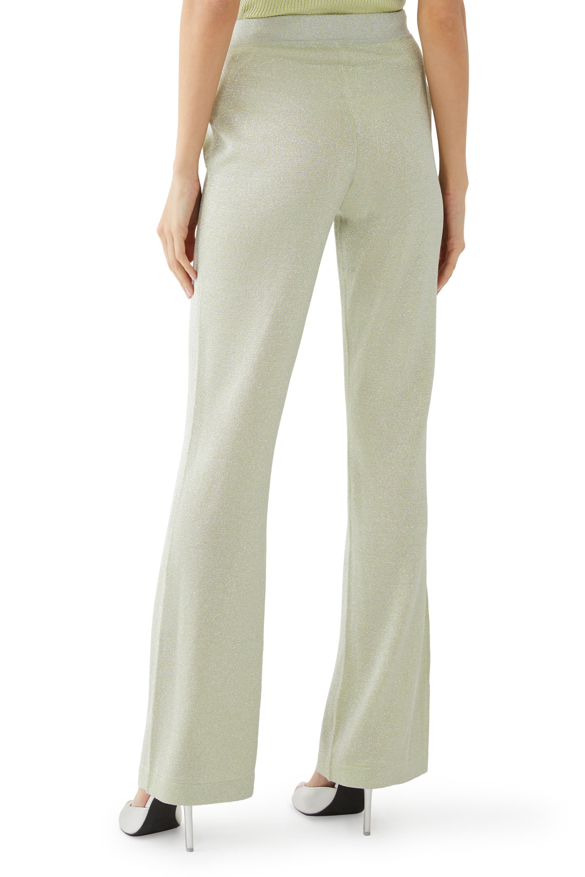 Vanise' Lurex Flared Pants