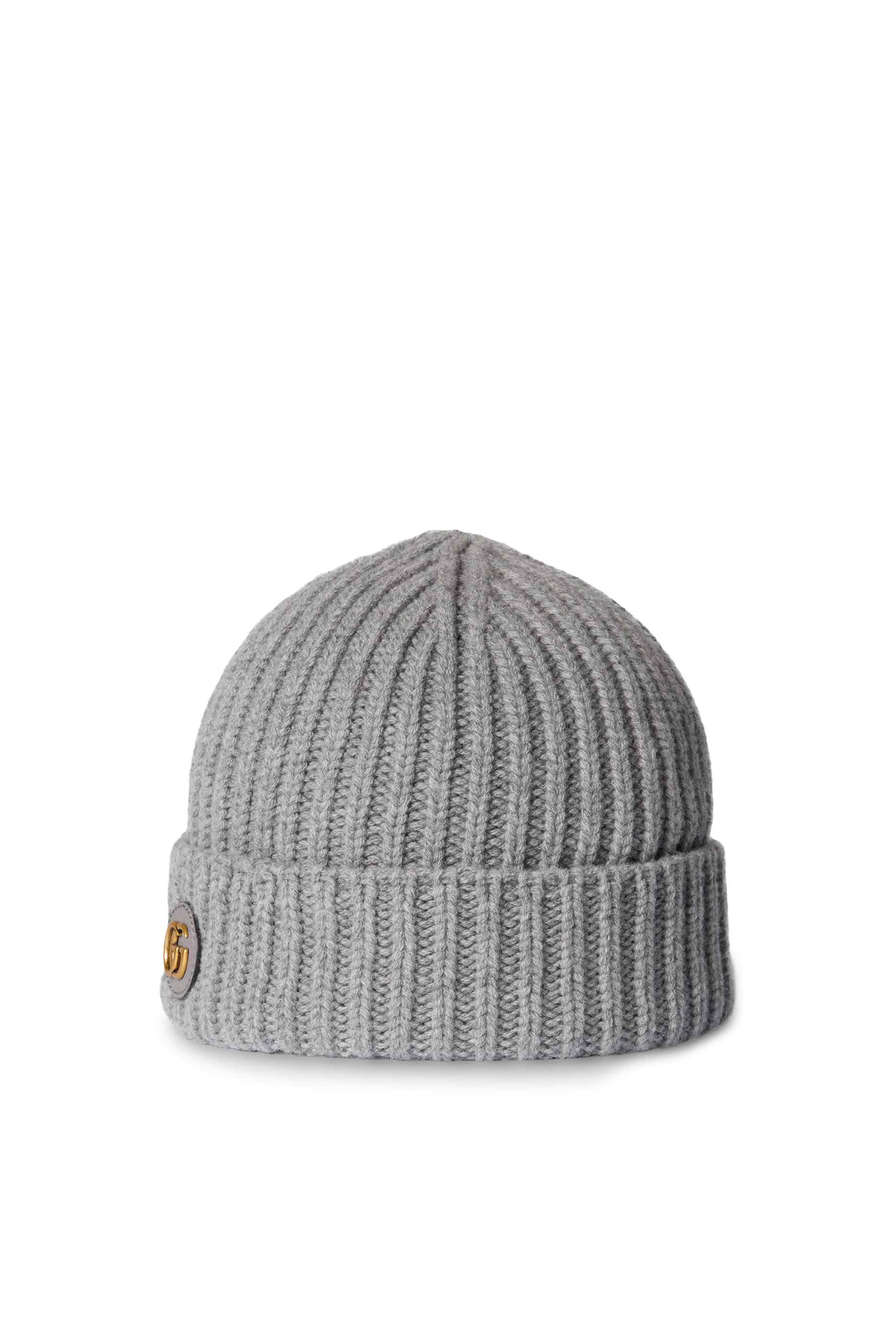 Wool Cashmere Hat with Double G