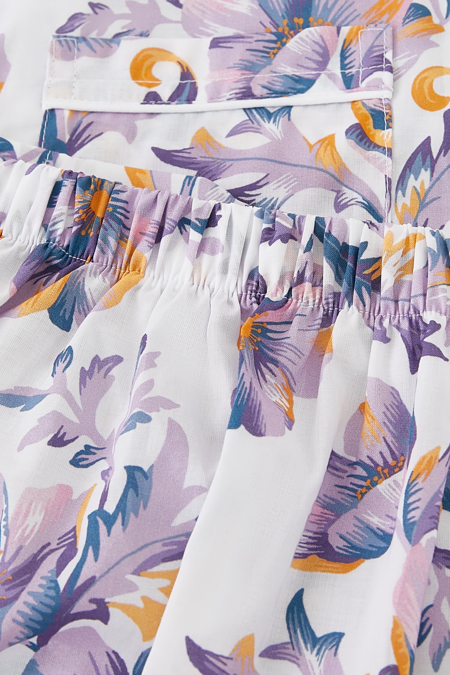 Kids Wildflower Print Pajama Set