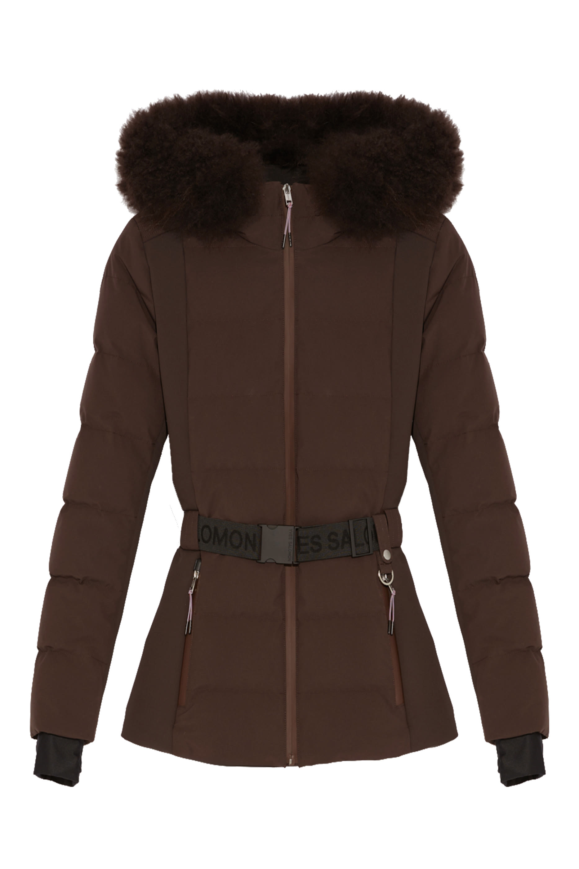 Shearling Trimmed Ski Jacket