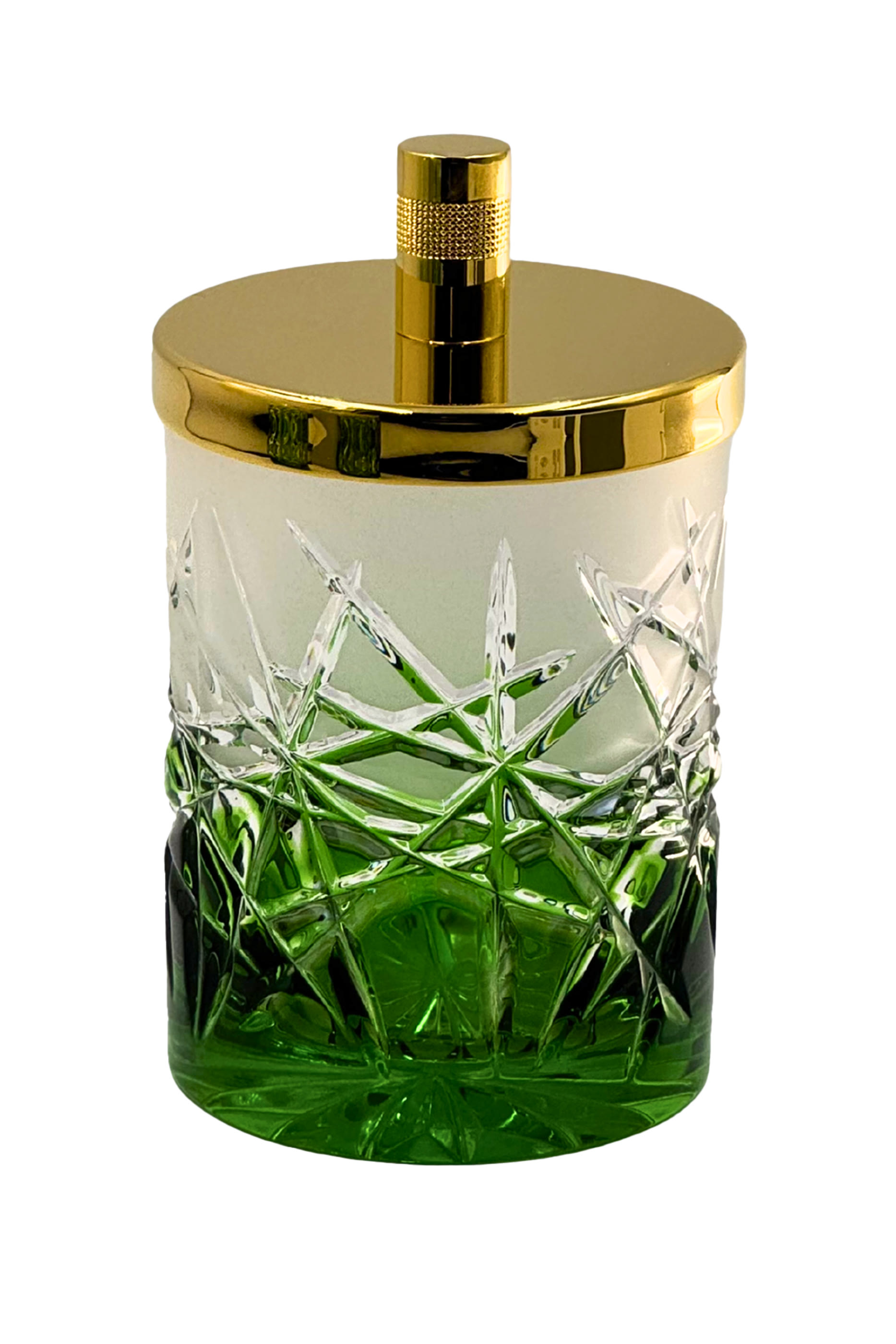 Ivy Green Cotton Bud Jar