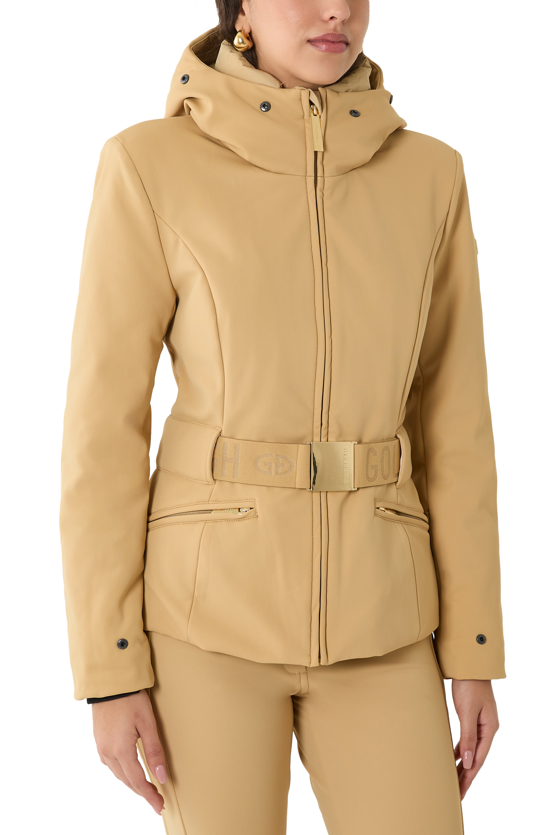 Prezioso Ski Jacket with Faux Border