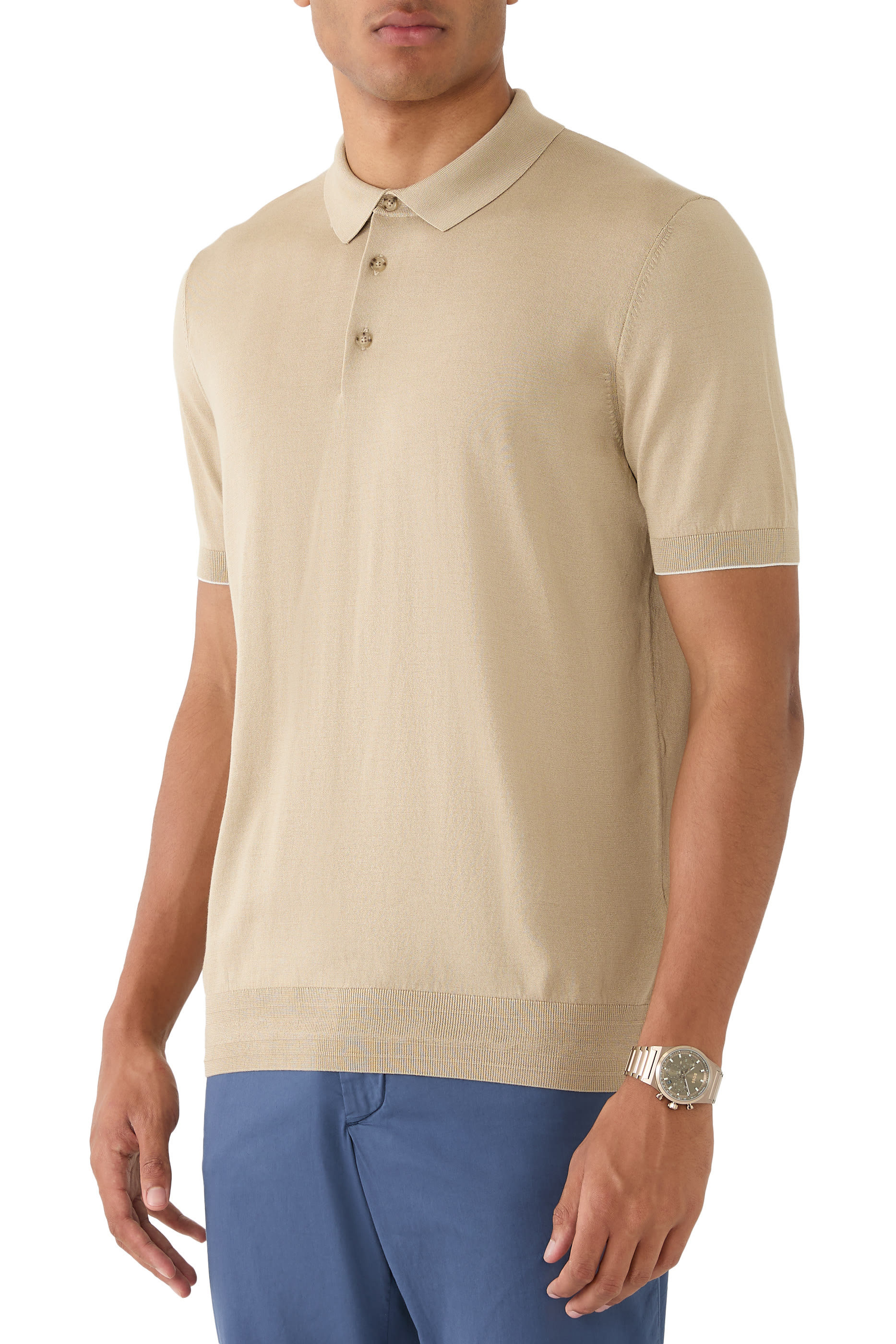 Regular-Fit Knit Polo