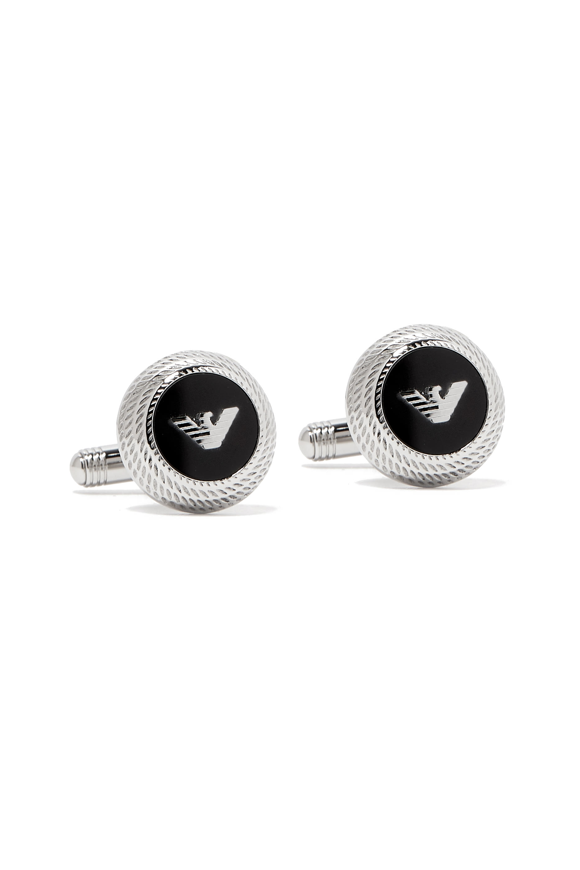 Essential Logo Cufflinks, Stainless Steel