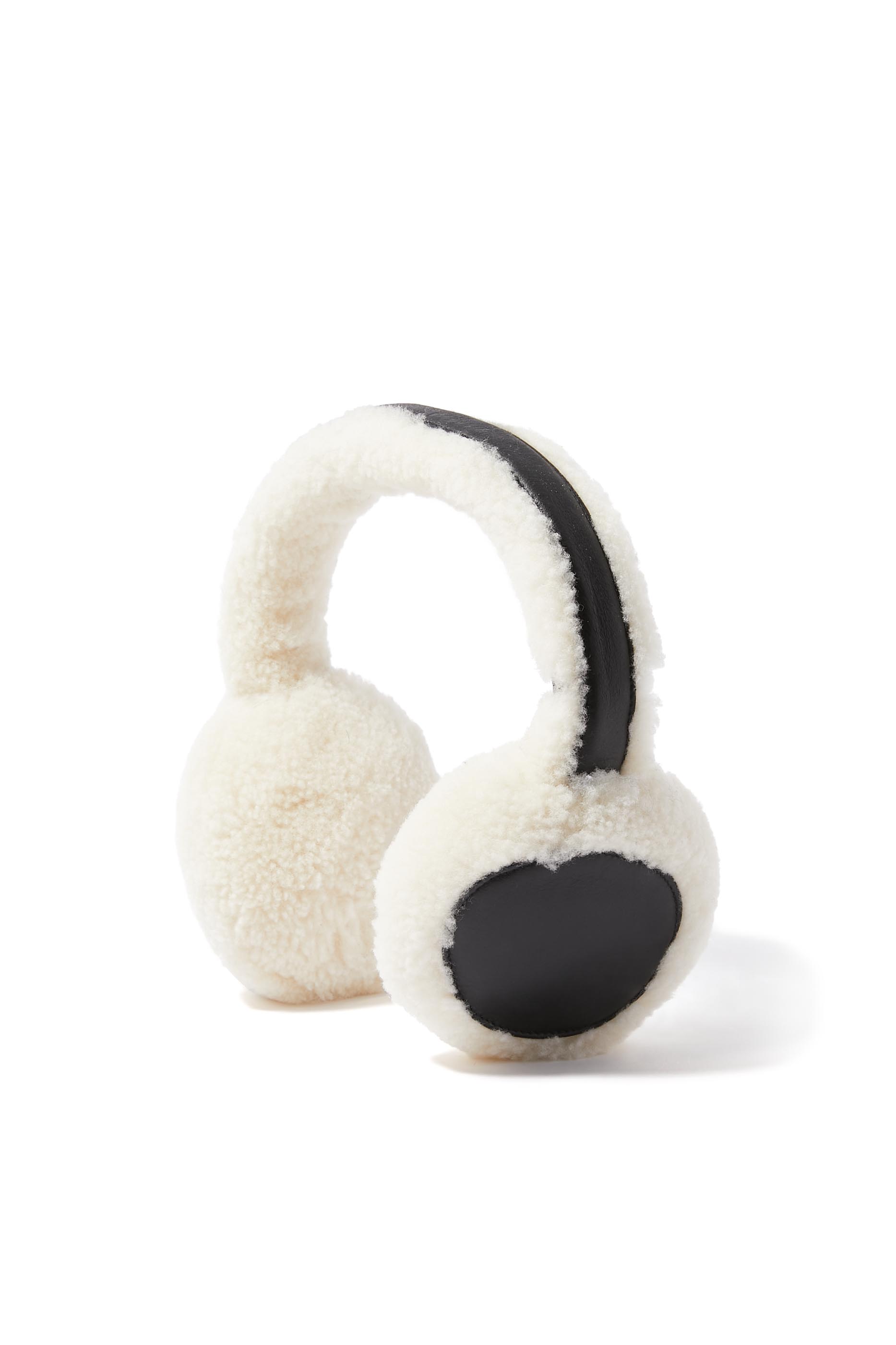 Rex Rabbit & Lamb Leather Earmuffs