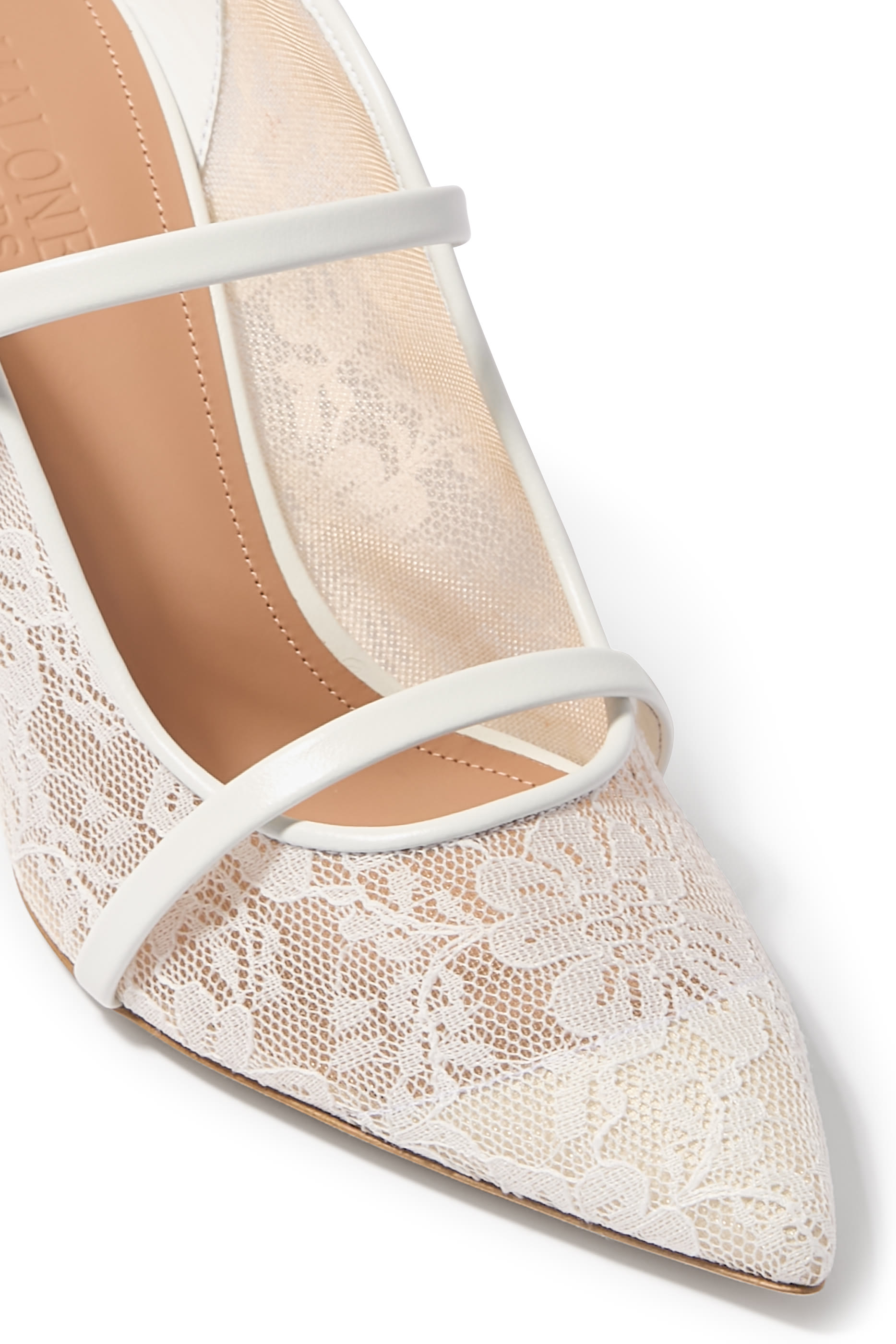 Maureen 70 Lace Heeled Mules