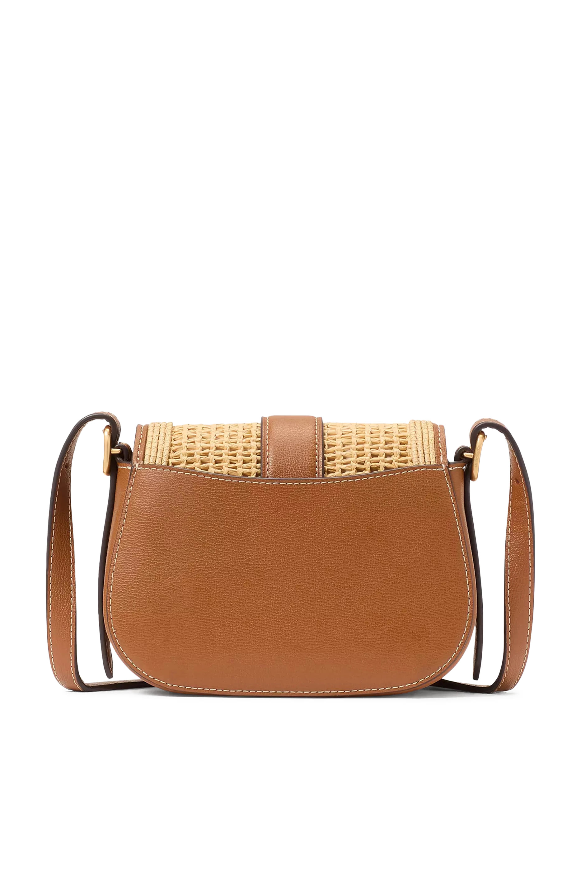 Nouveau Straw Saddle Bag
