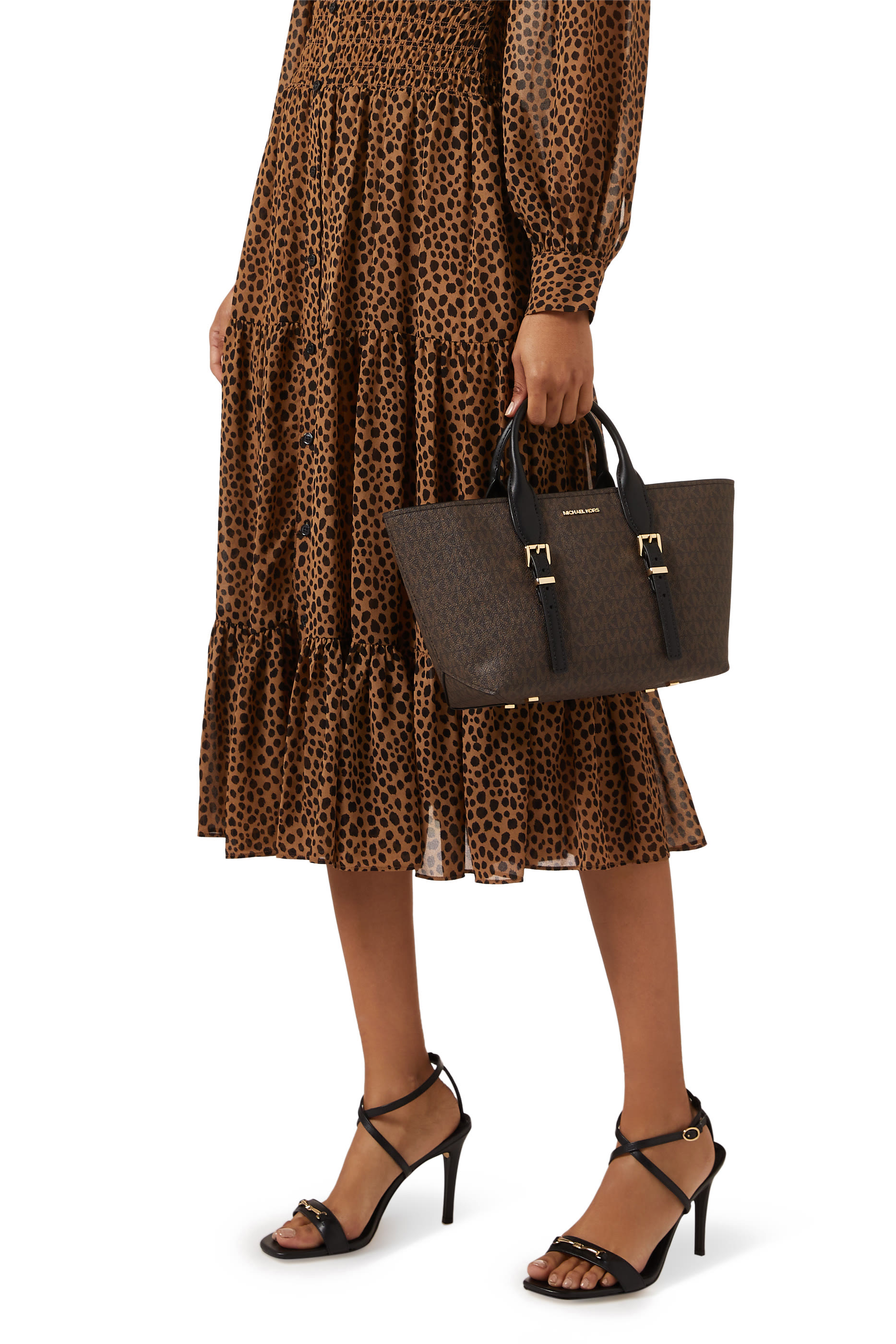 Moore Small Signature Logo Satchel Bag