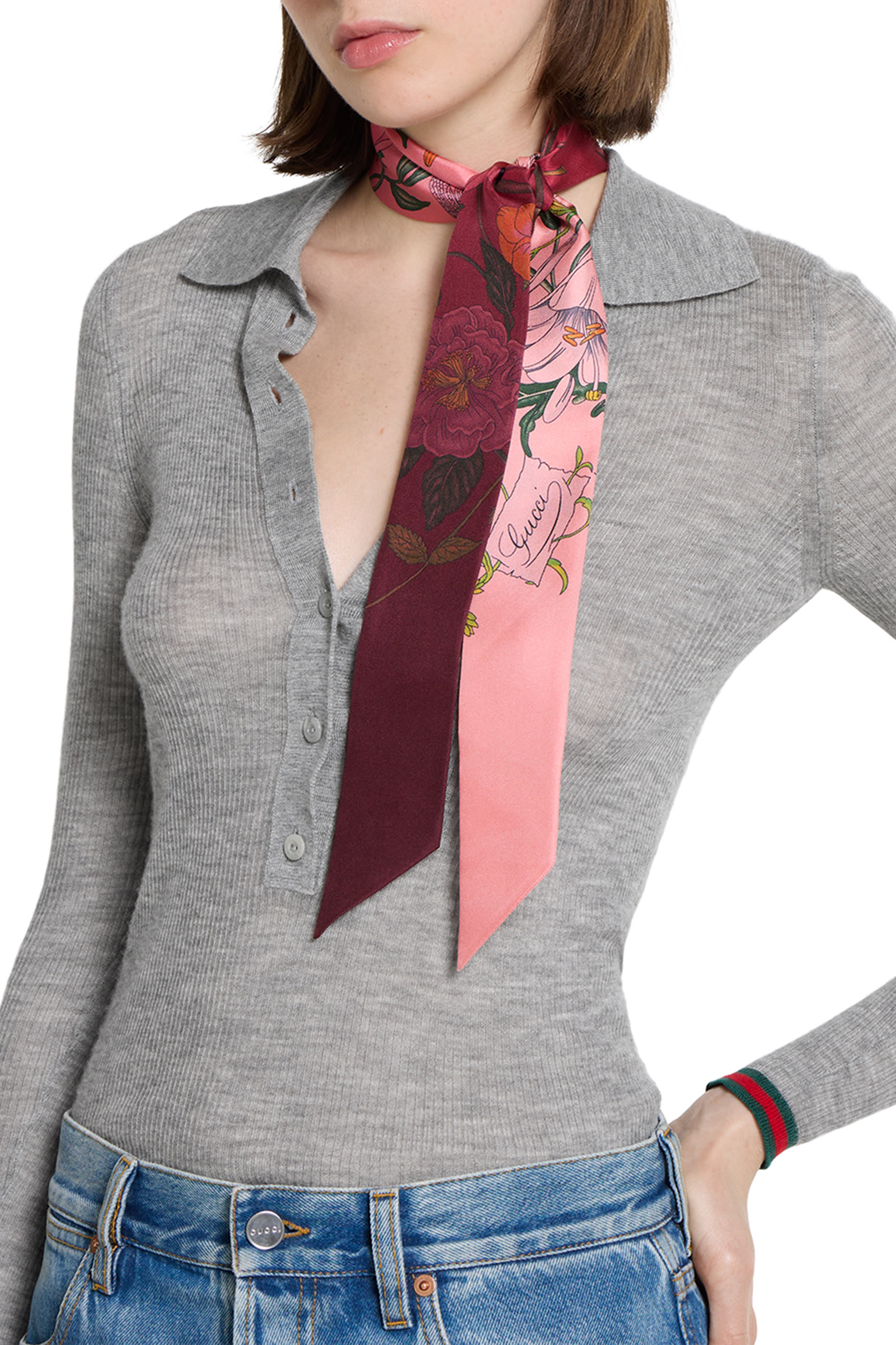 Printed Neck Bow