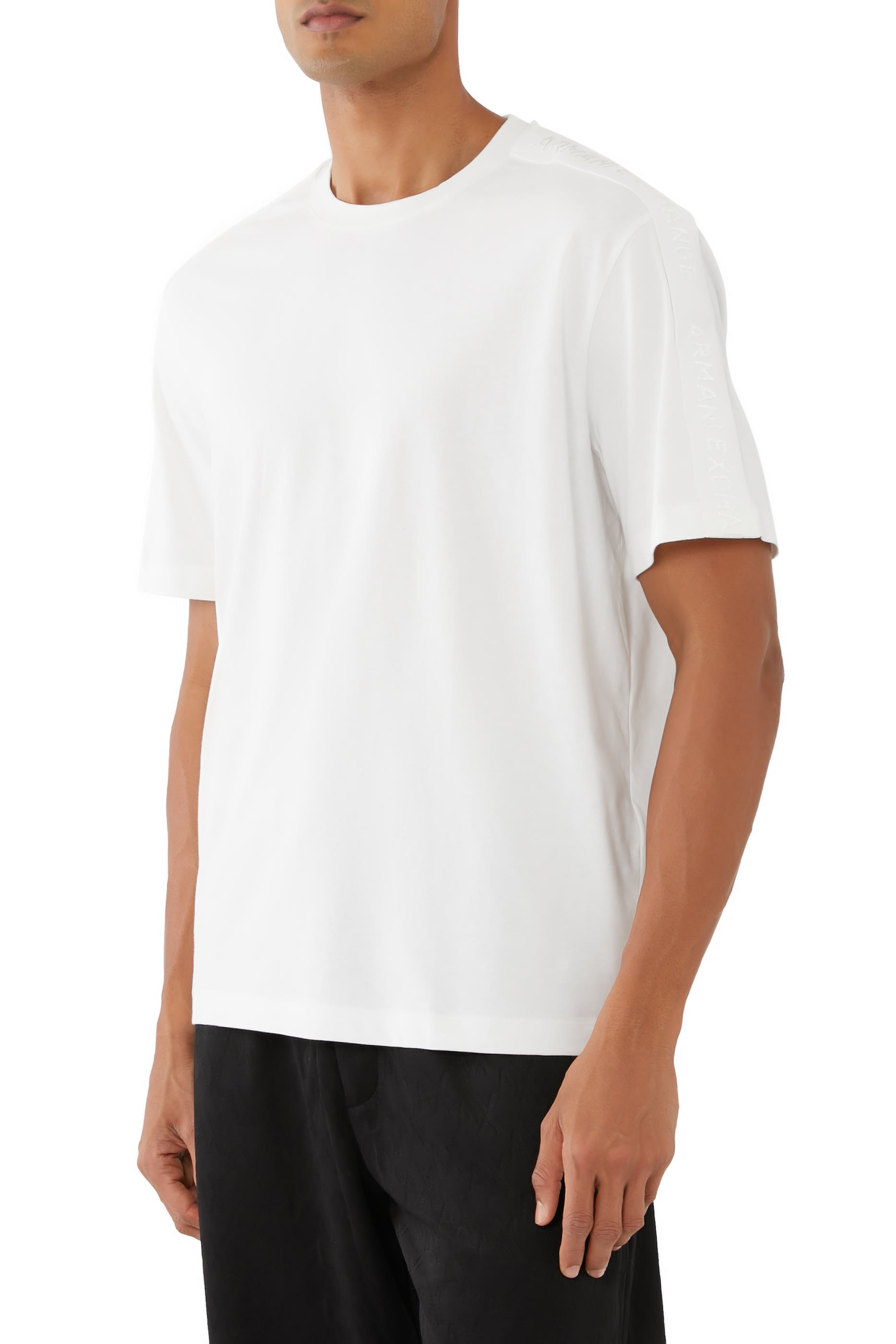 AX Lettering Logo Crew Neck T-Shirt