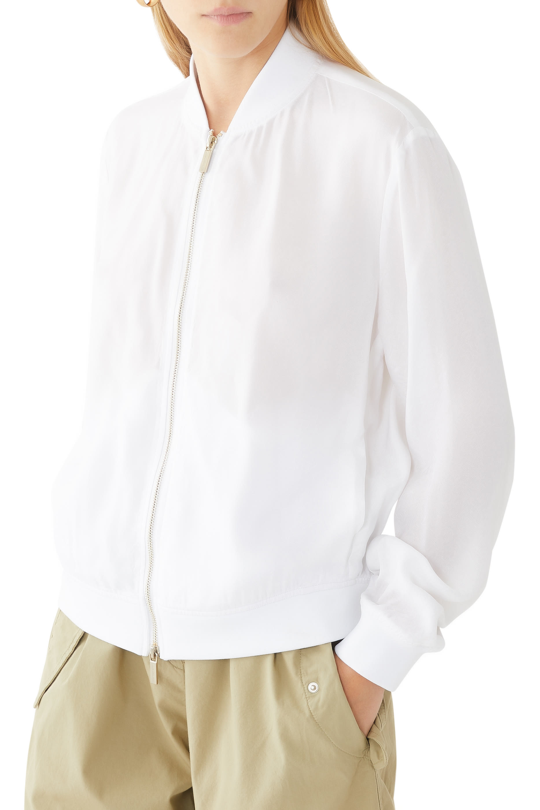 Zip-through Blouson Jacket