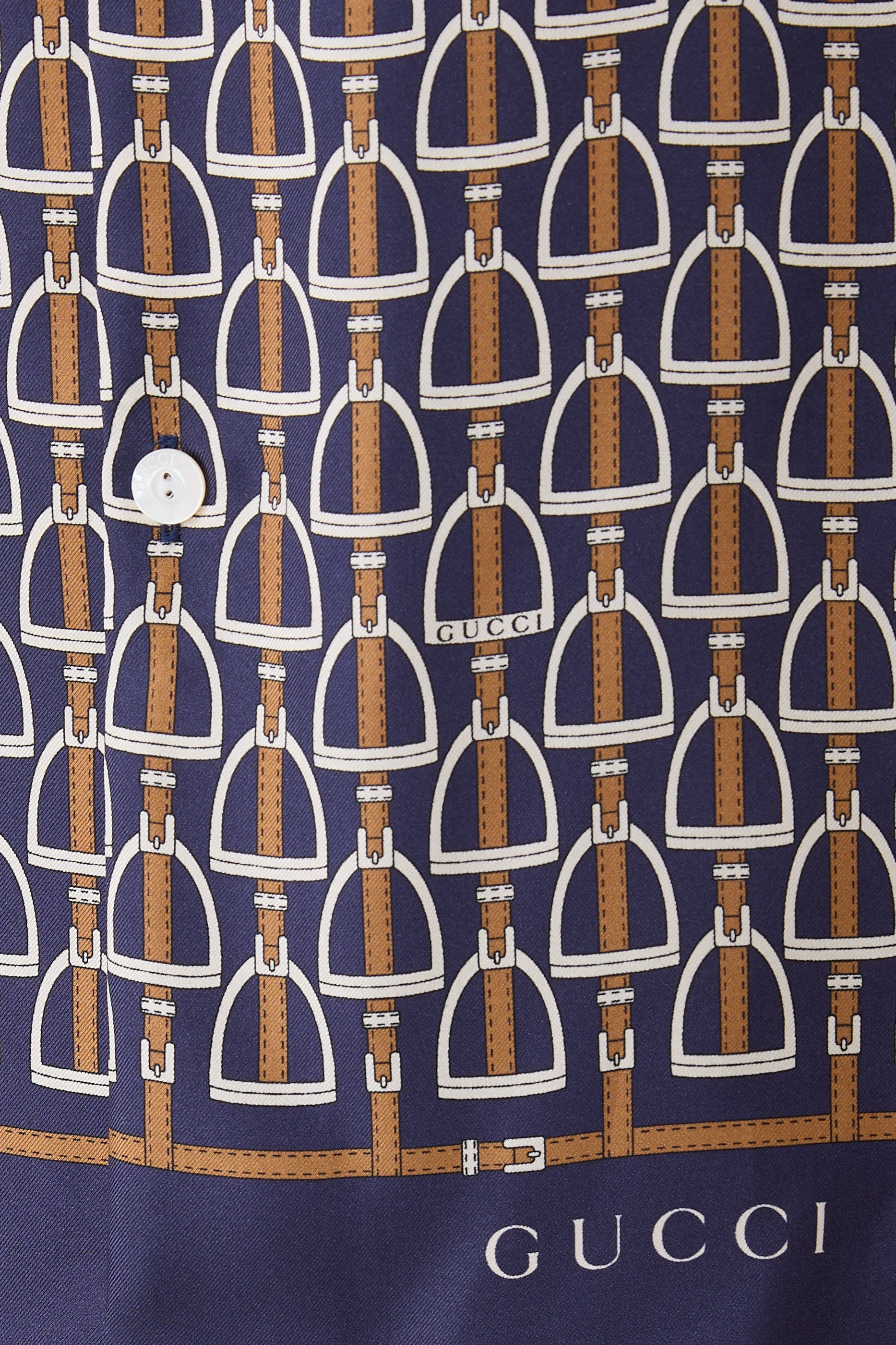 Printed Bowling Shirt 