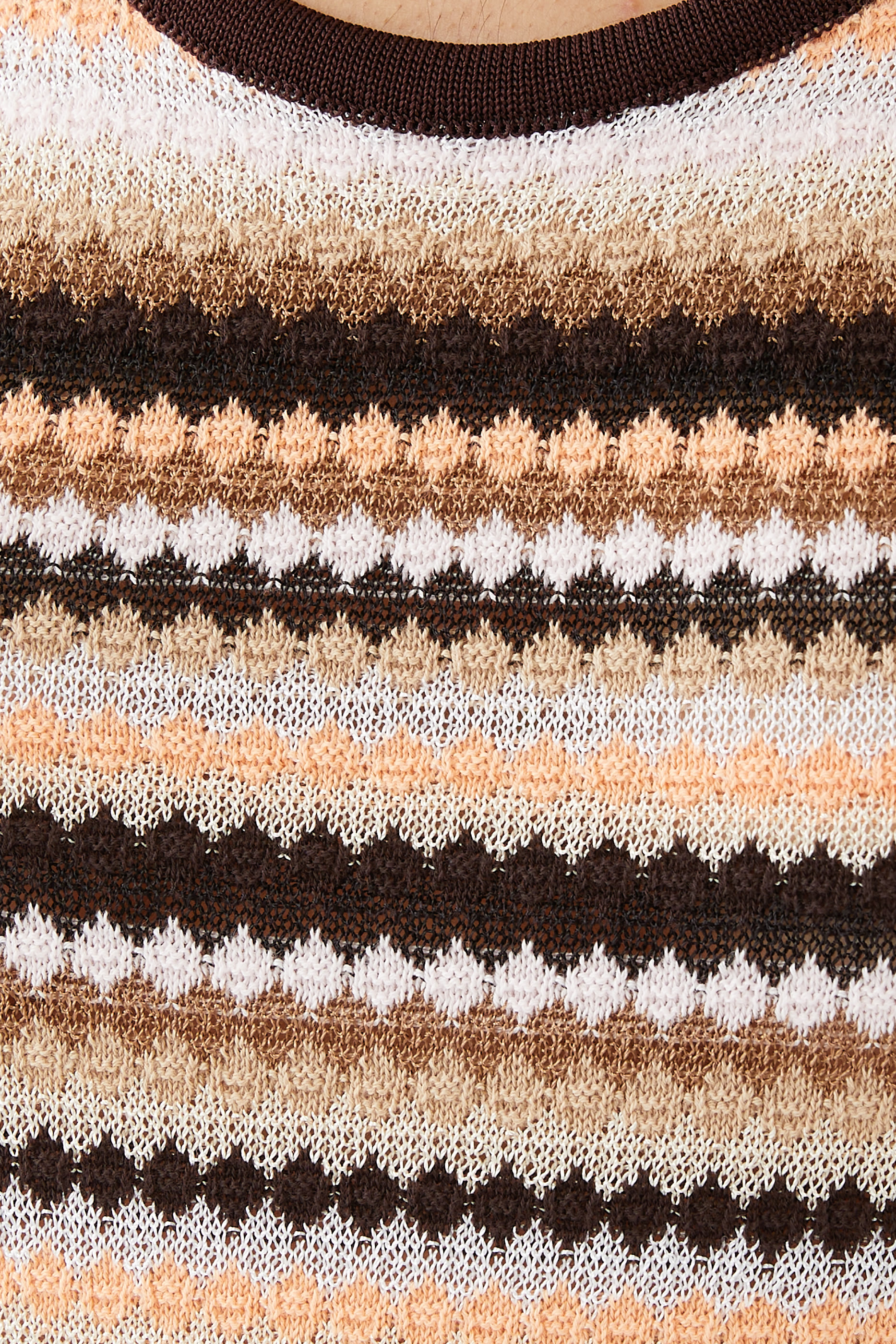 Stripes Cotton Viscose Sleeveless Top