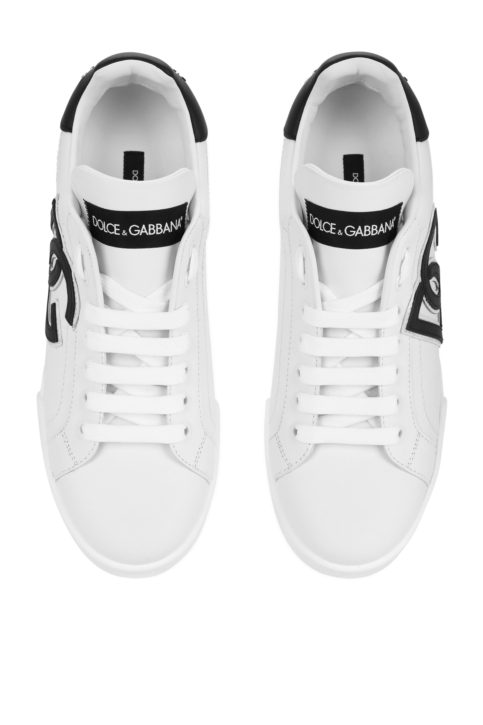 DG Logo Calfskin Portofino Sneakers