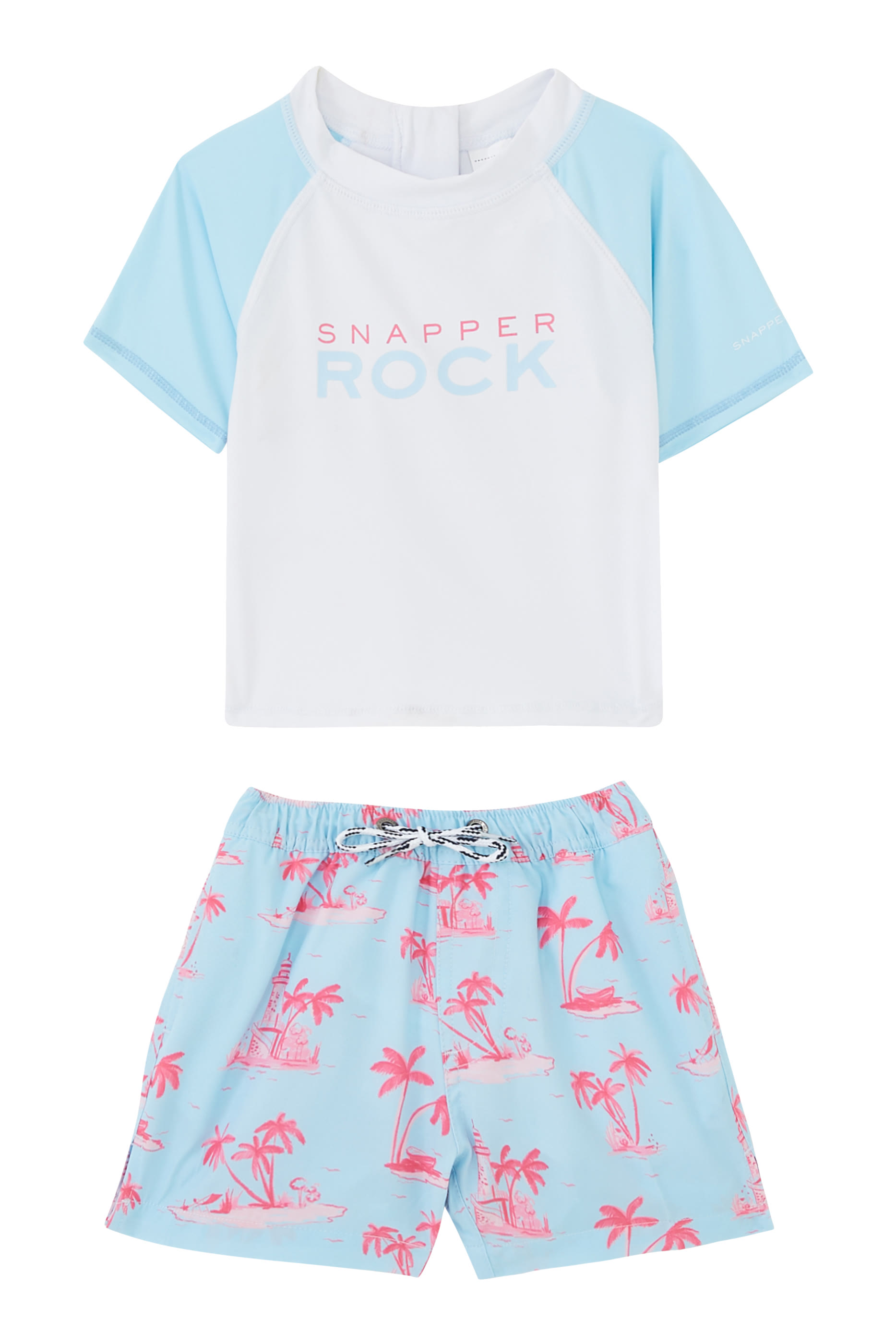 Kids Lighthouse Island Sustainable Short Sleeve Baby Set