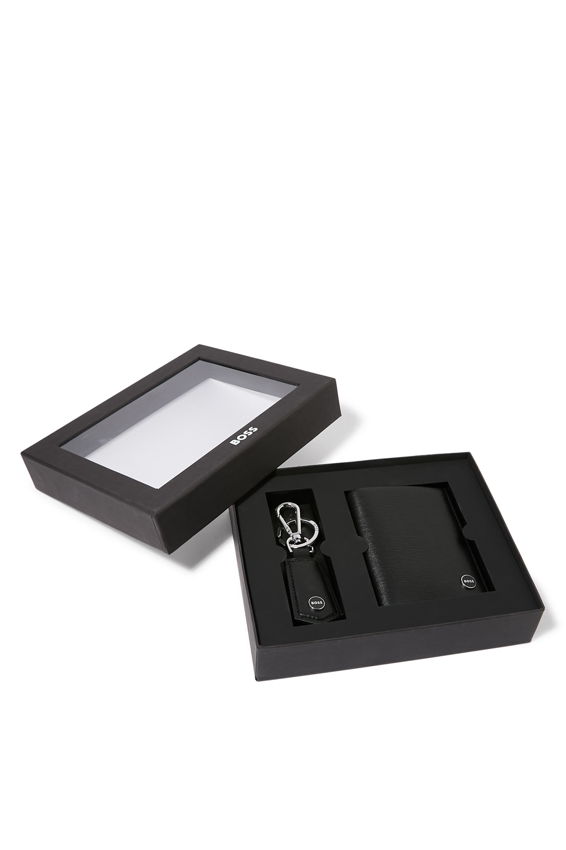 Leather Bifold & Keyring Gift Set
