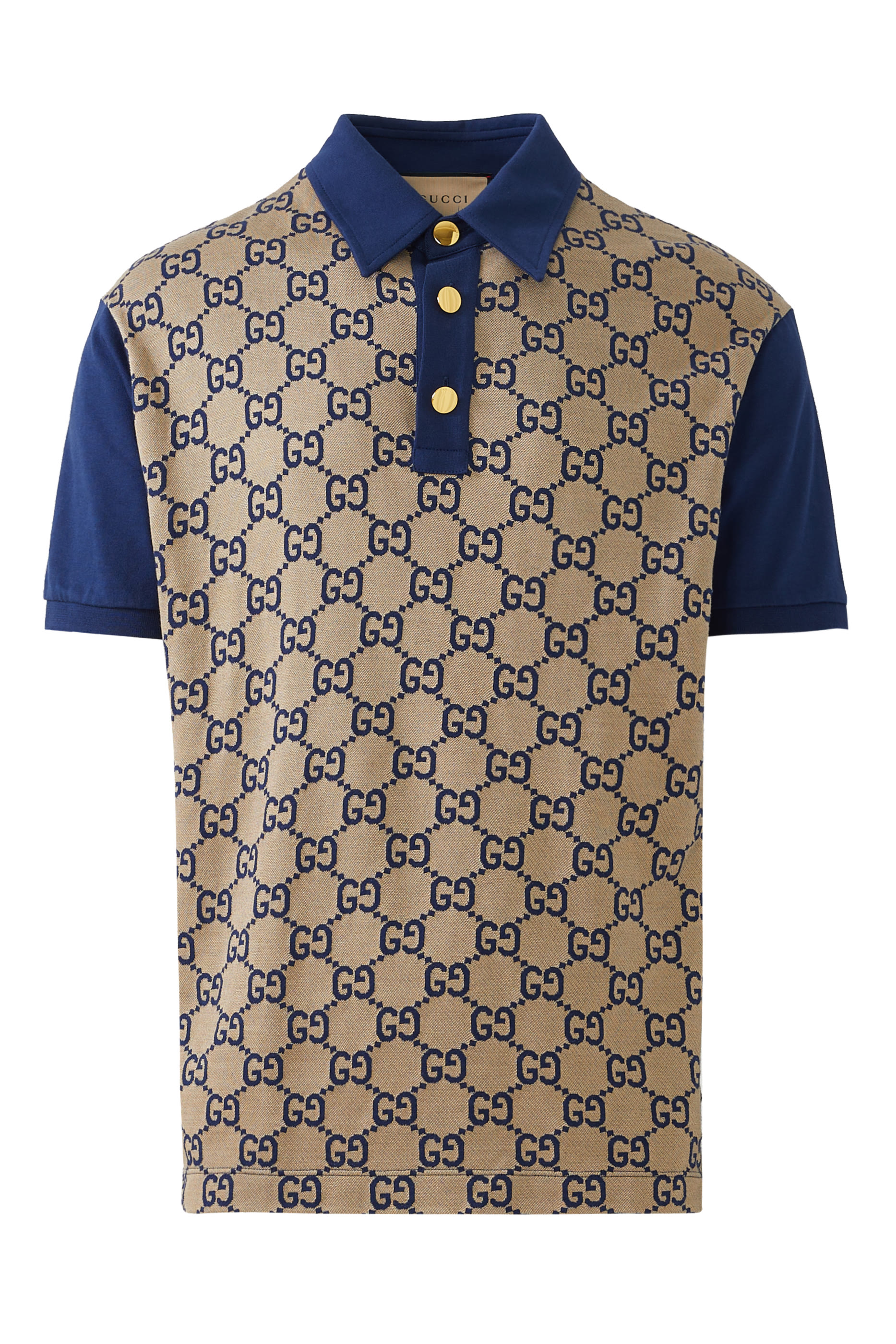 Maxi GG Silk Cotton Polo