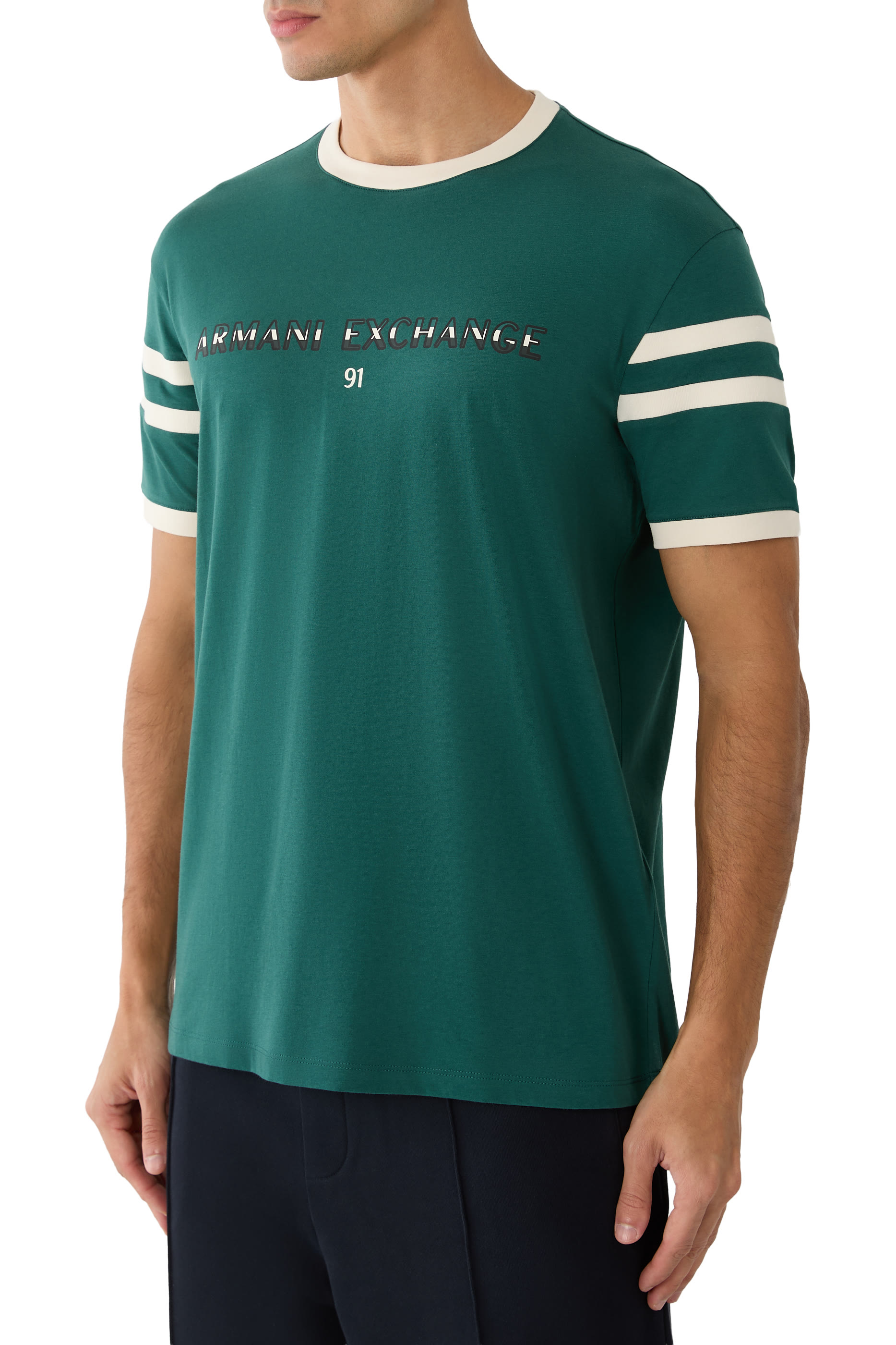 Double Sleeve Stripes T-Shirt