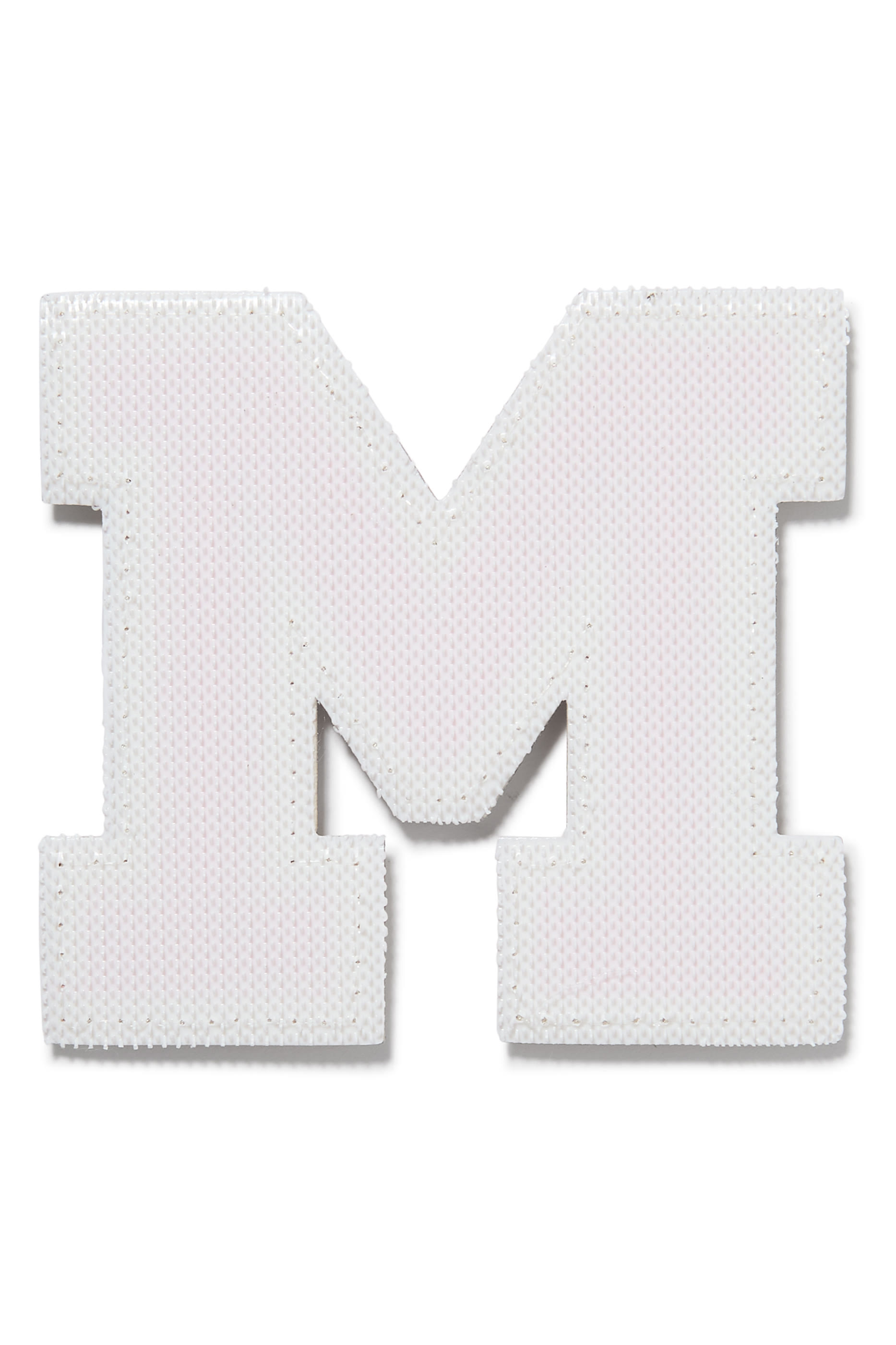 Kids  3" Chenille Sparkle M Letter Patch 
