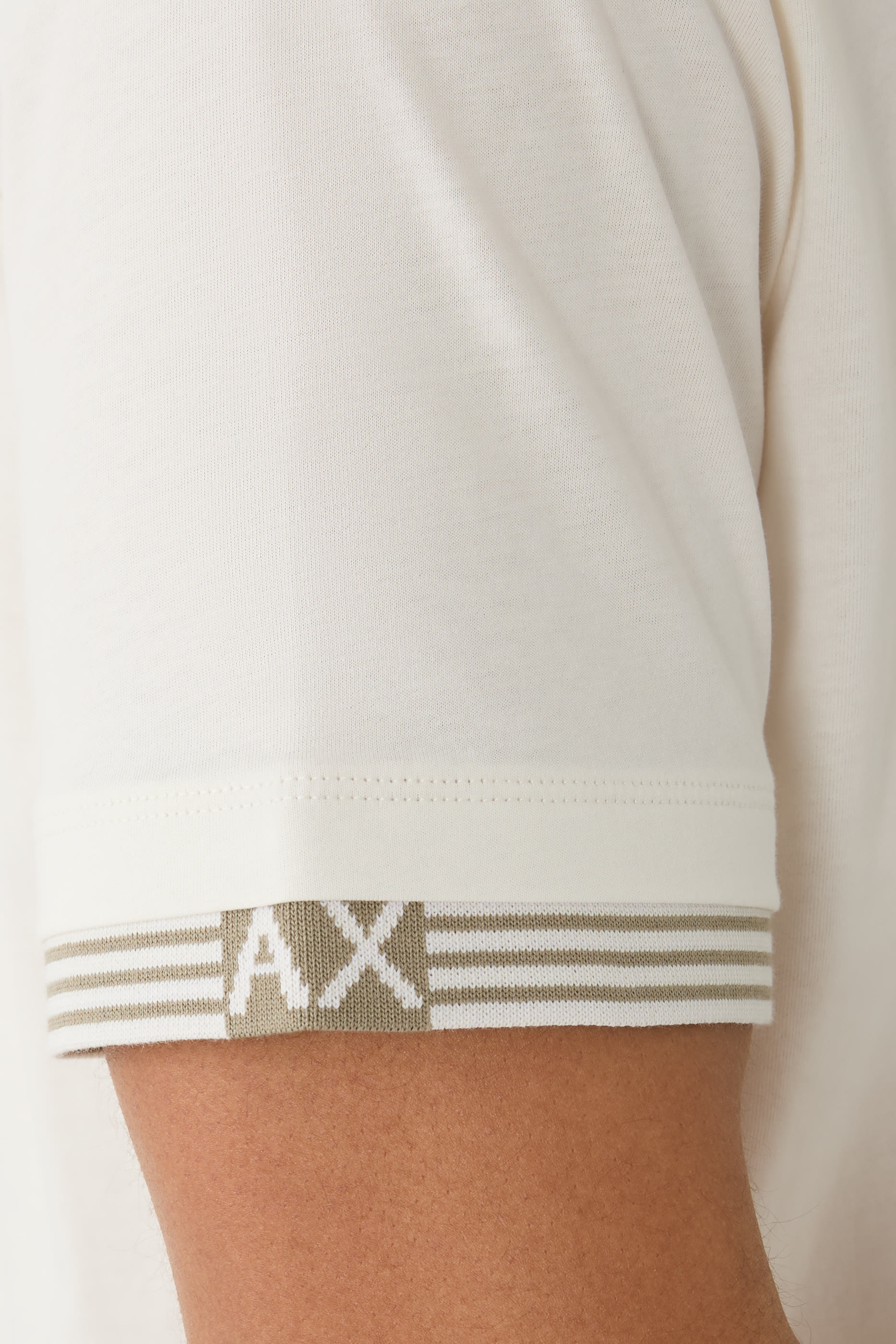 91 AX Logo Cotton-Jersey T-Shirt