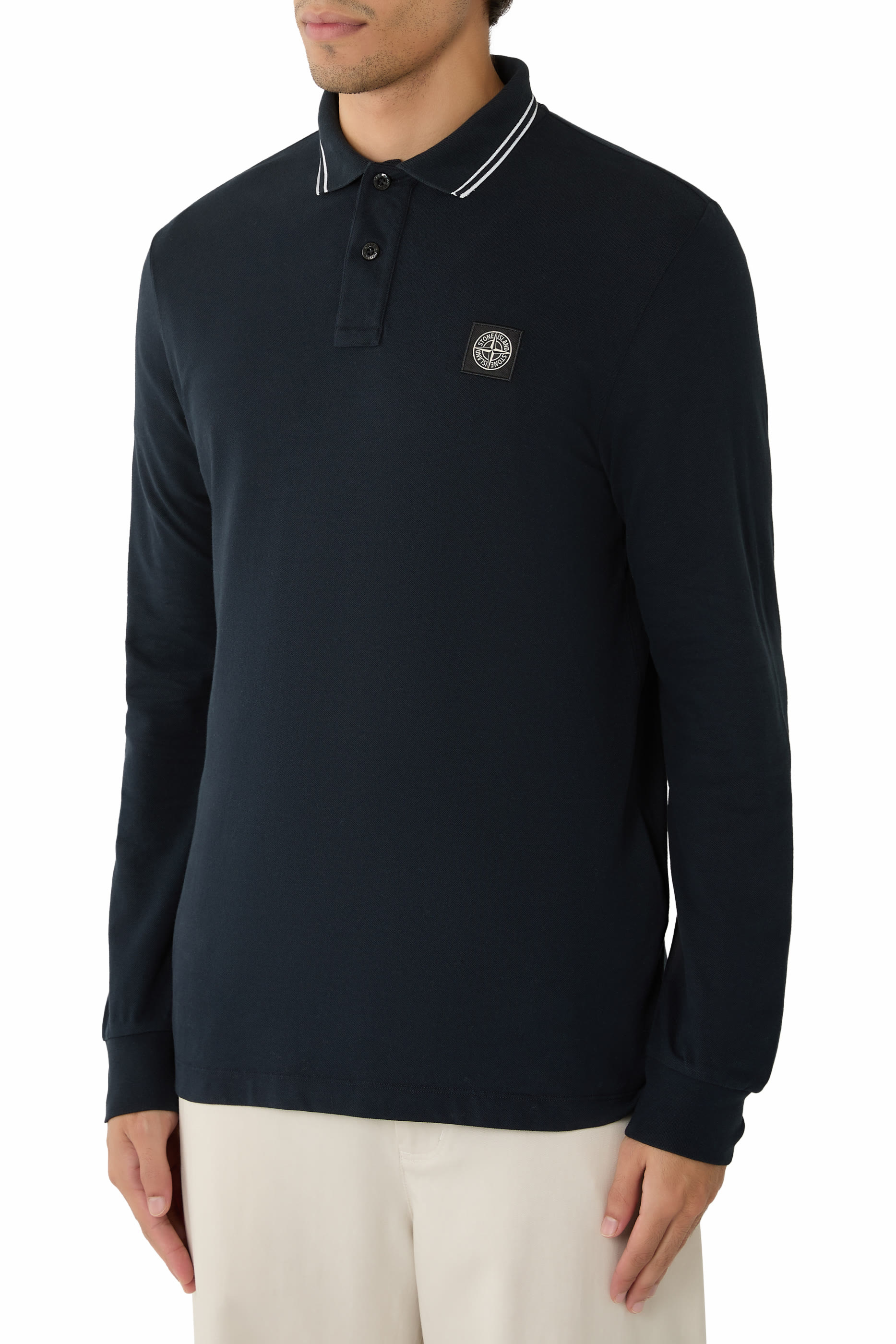  Long-Sleeve Polo Shirt