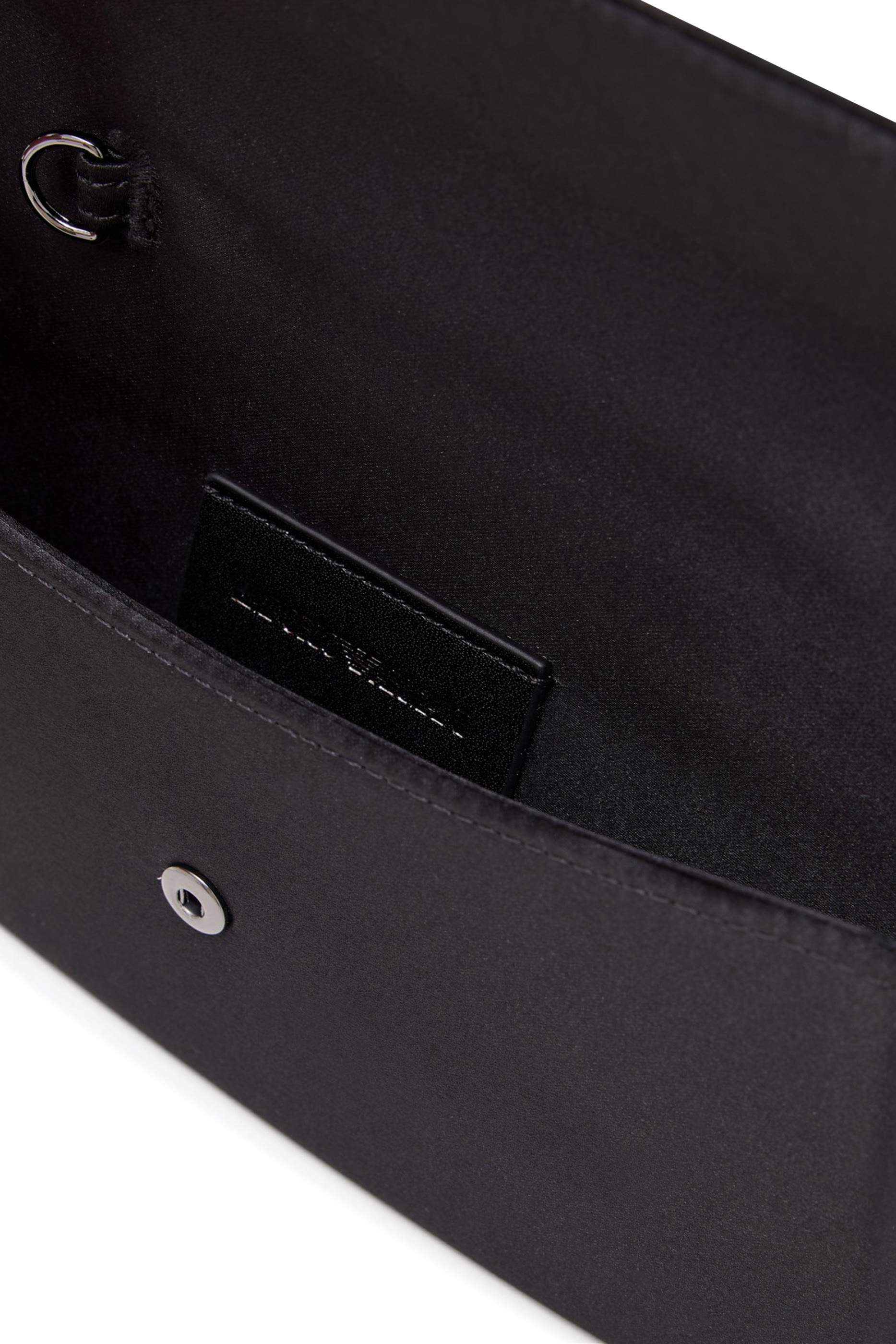 Satin Baguette Clutch Bag