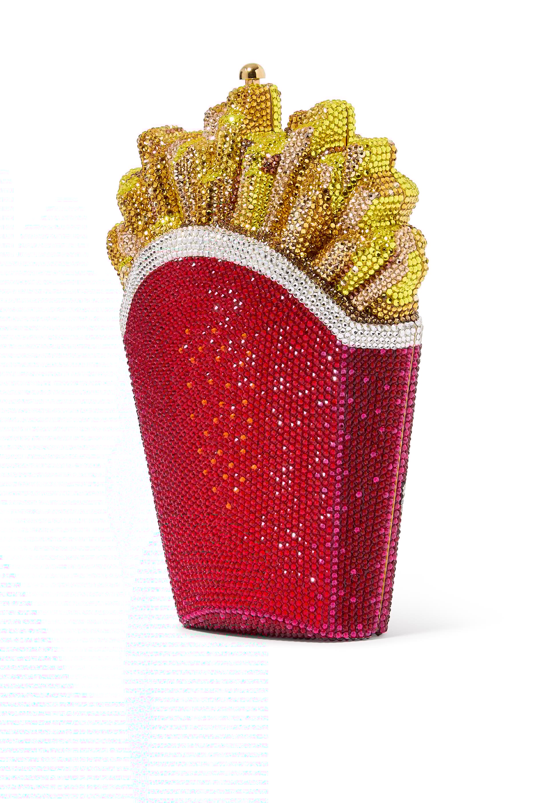 French Fries Fresh and Hot Crystal Clutch Bag