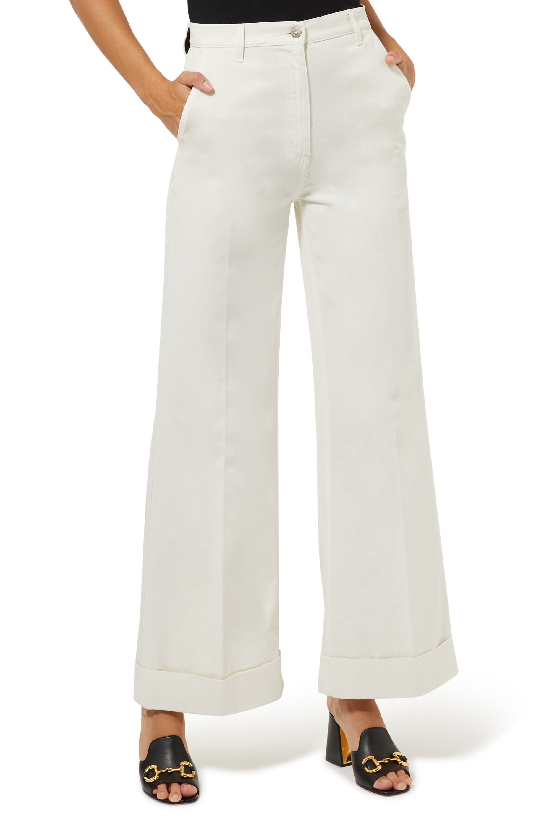 Eco Washed Flared Pants