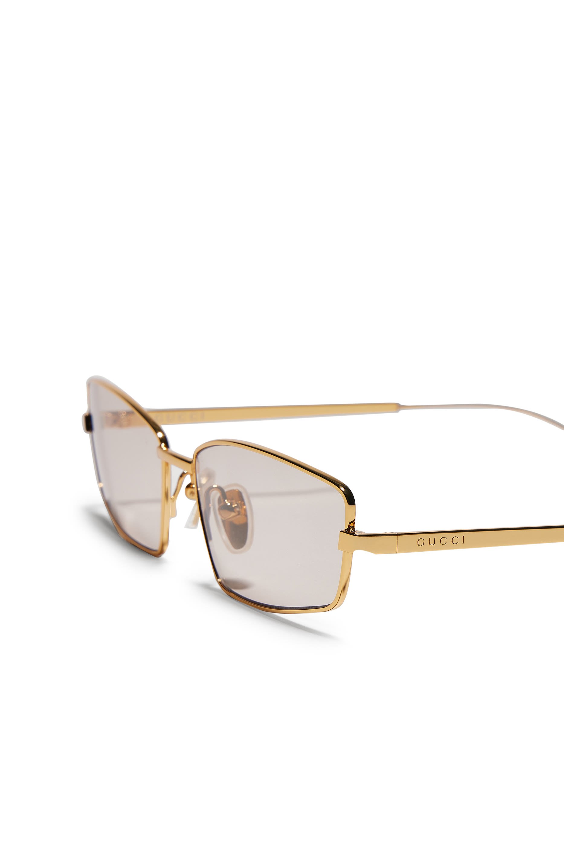 Logo Rectangular Frame Sunglasses