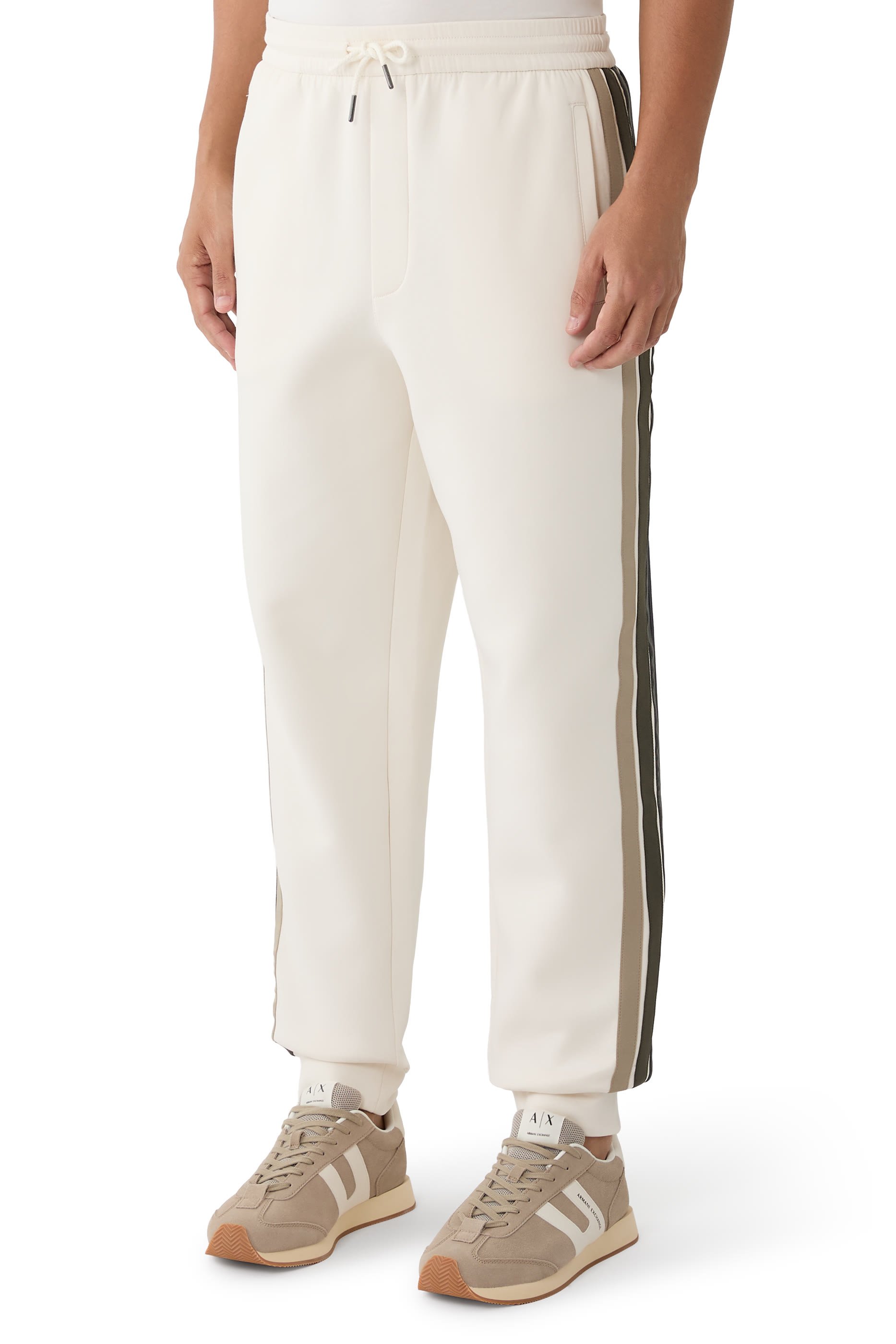 AX Logo Structured Sweatpants