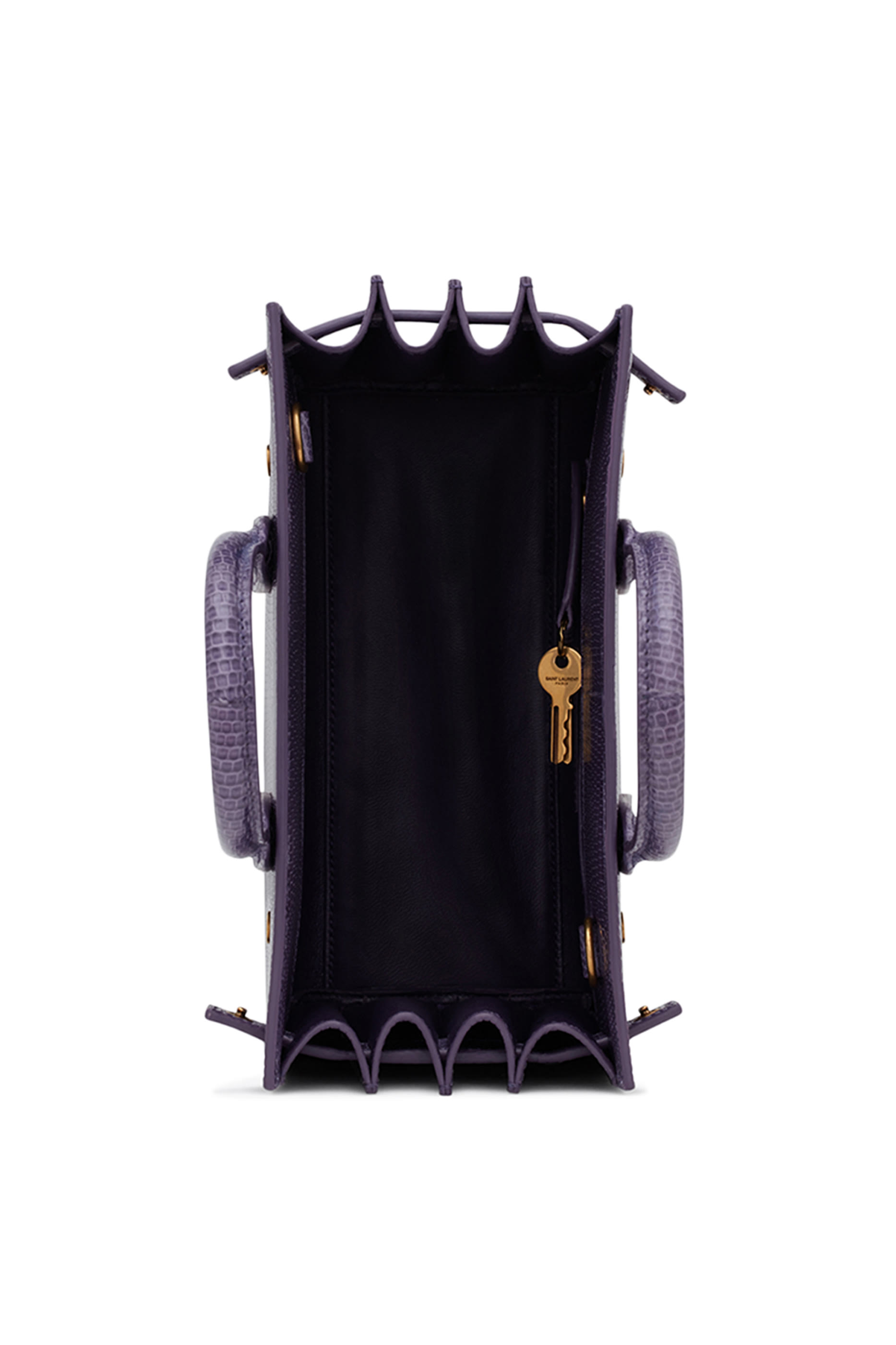 Sac de Jour Nano Bag in Crocodile Embossed Leather