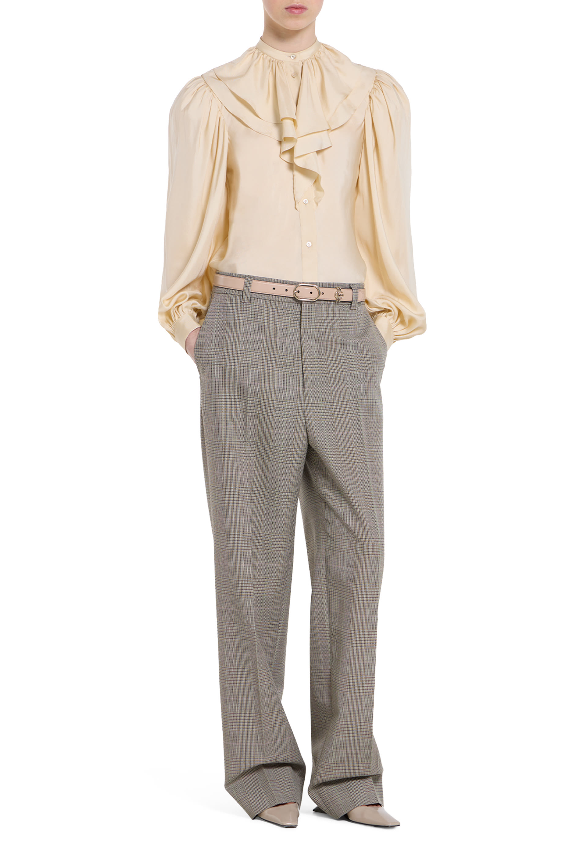  Belt with Oval Buckle 