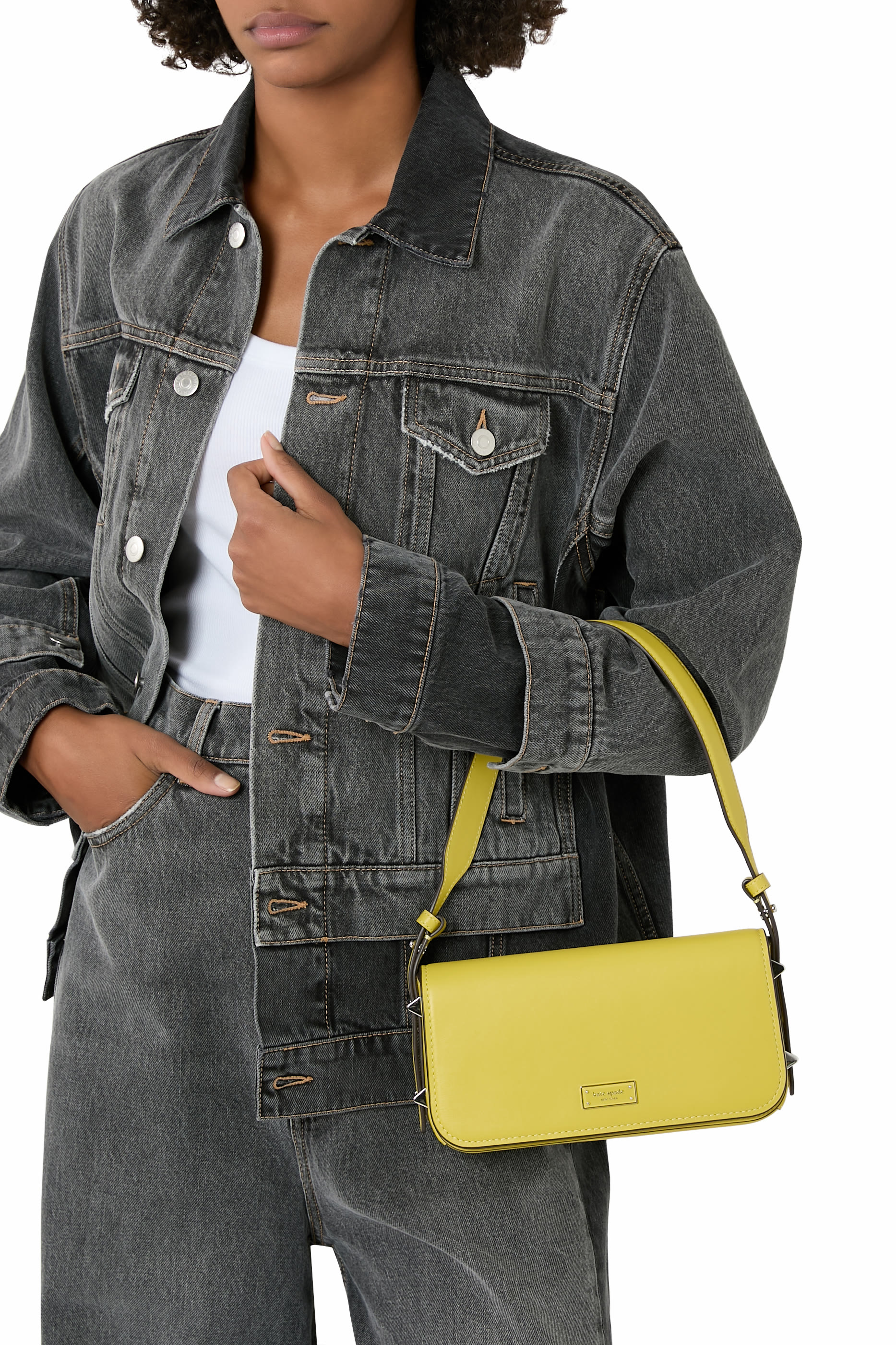 Liv Smooth Leather Shoulder Bag