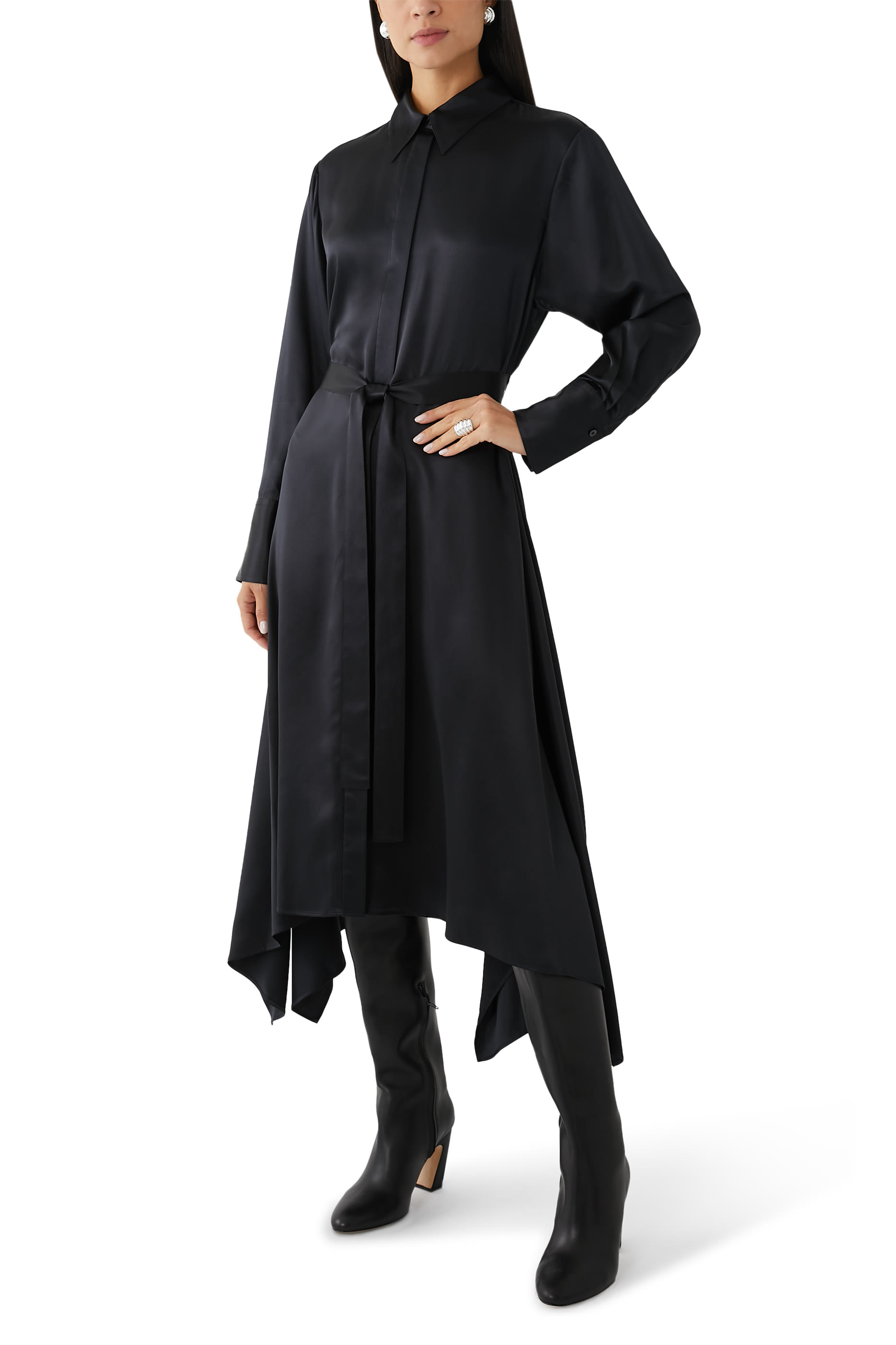 Cyprien Silk Satin Dress