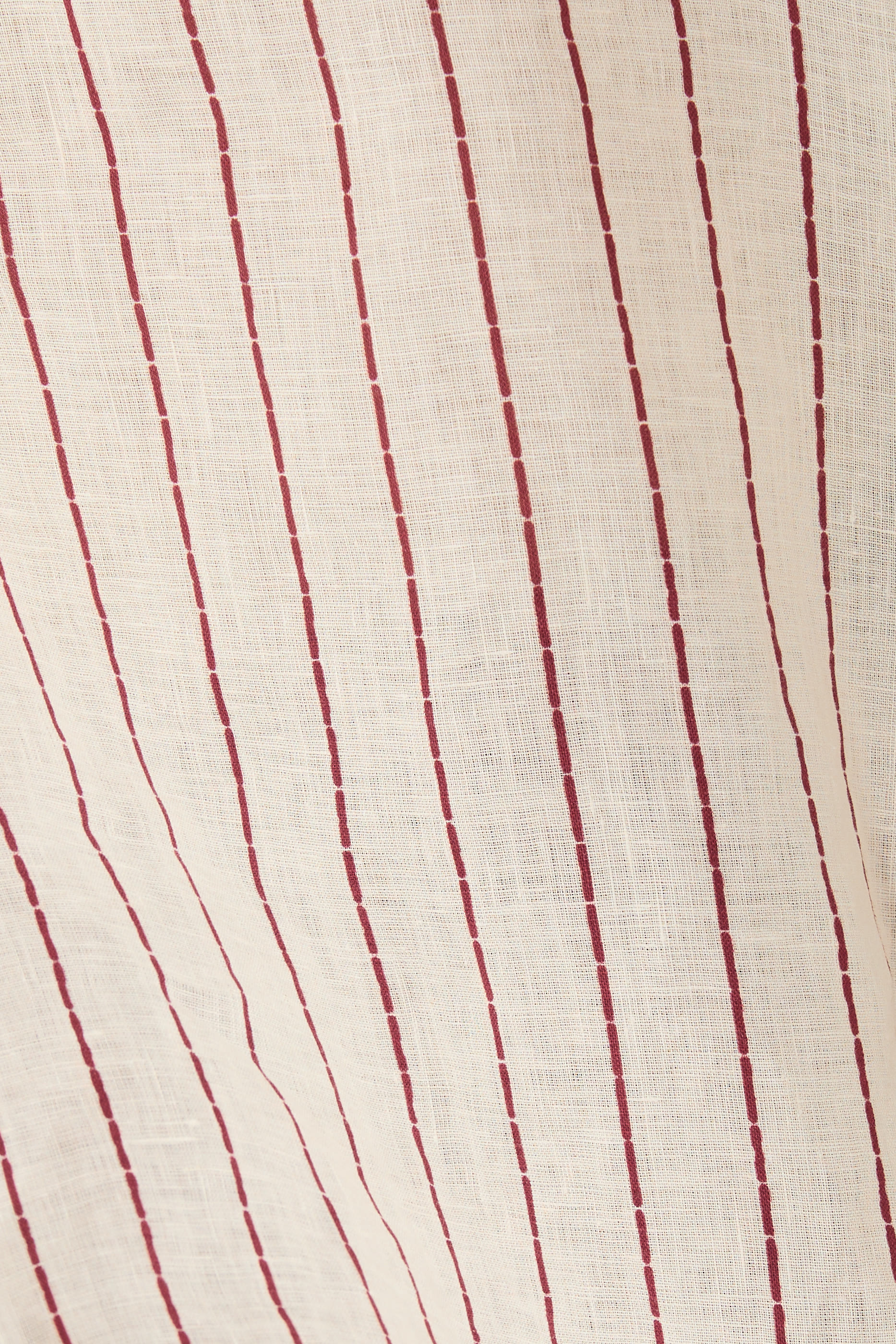 Resort Capsule Collection Pinstriped-Print Linen Tank Top