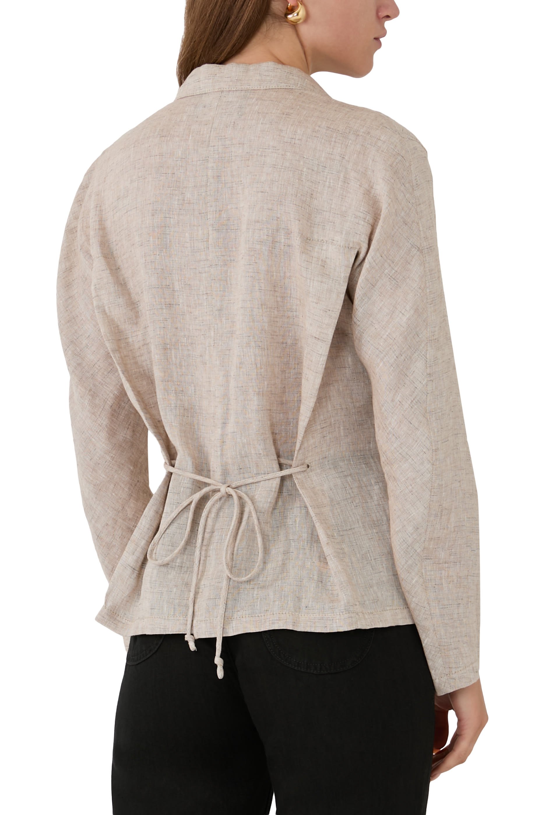 Lapel Collar Single-Breasted Blazer