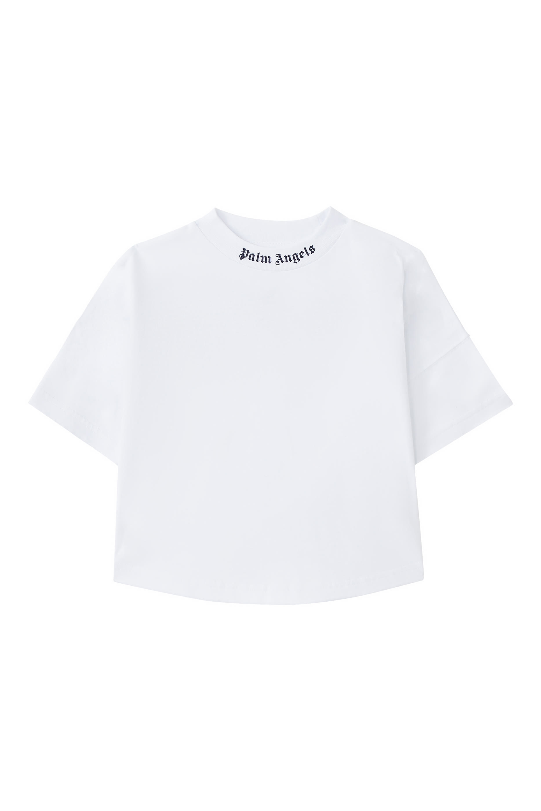 Kids Logo Print Cotton T-Shirt