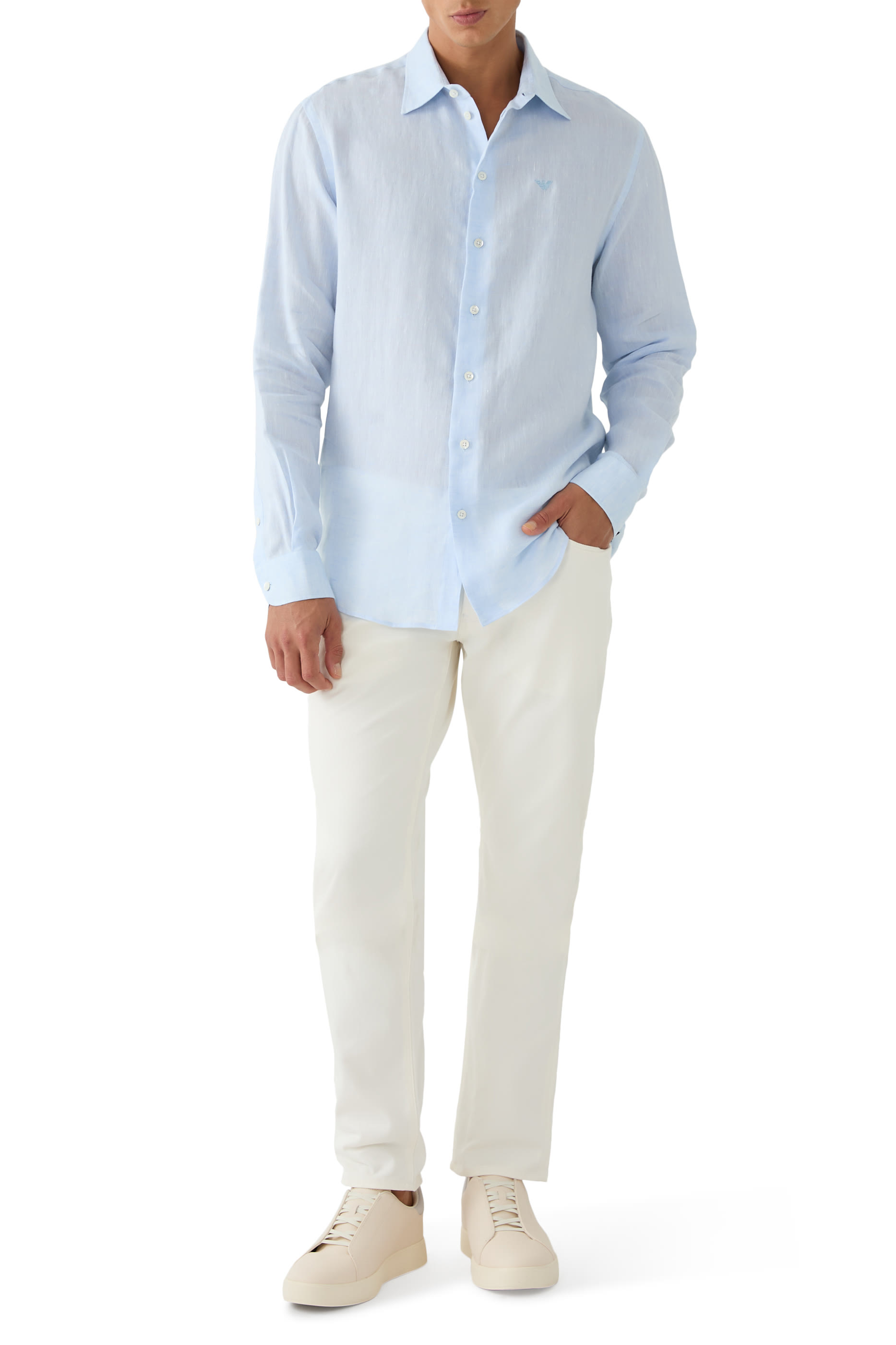 Slim Fit Linen Shirt